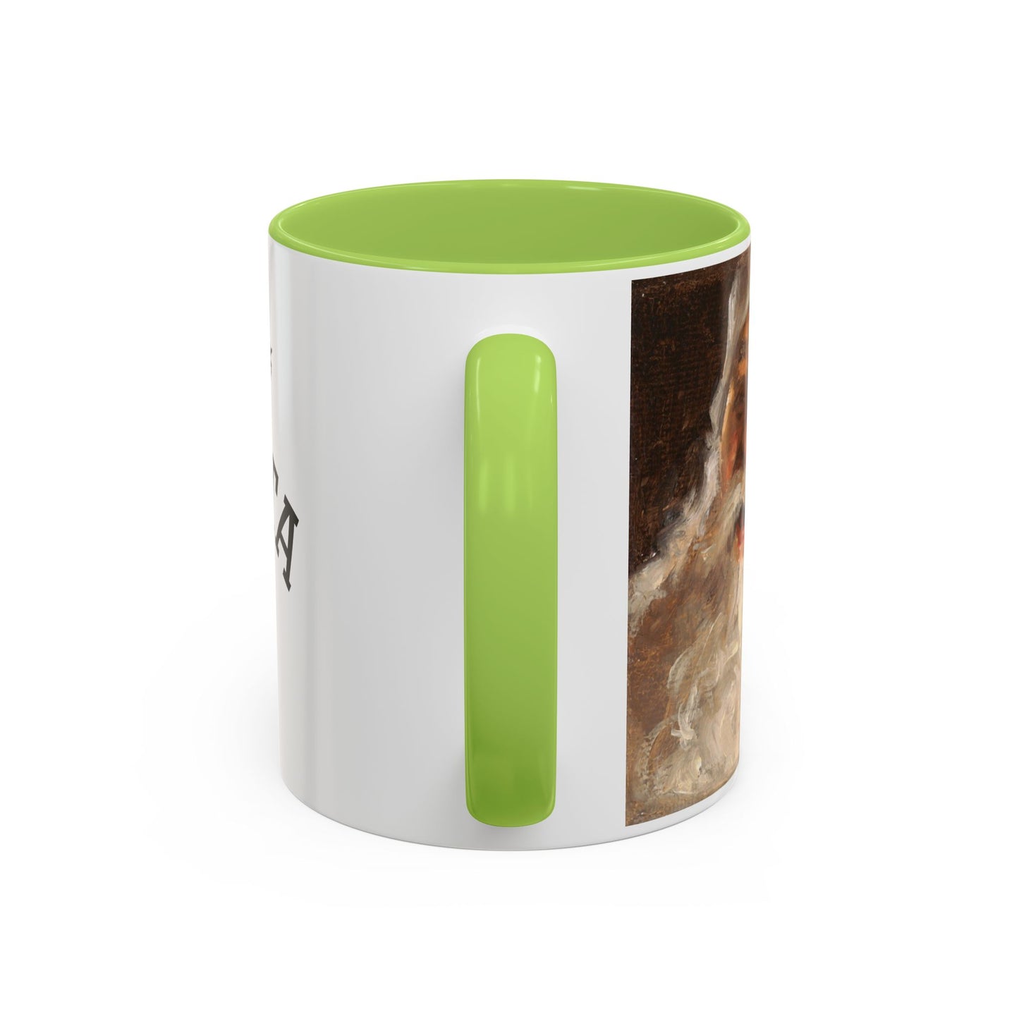 Santa Accent Coffee Mug - Holiday Gift, Christmas Decor, Santa Lover's Mug, Ceramic Coffee Cup, Unique Santa Mug