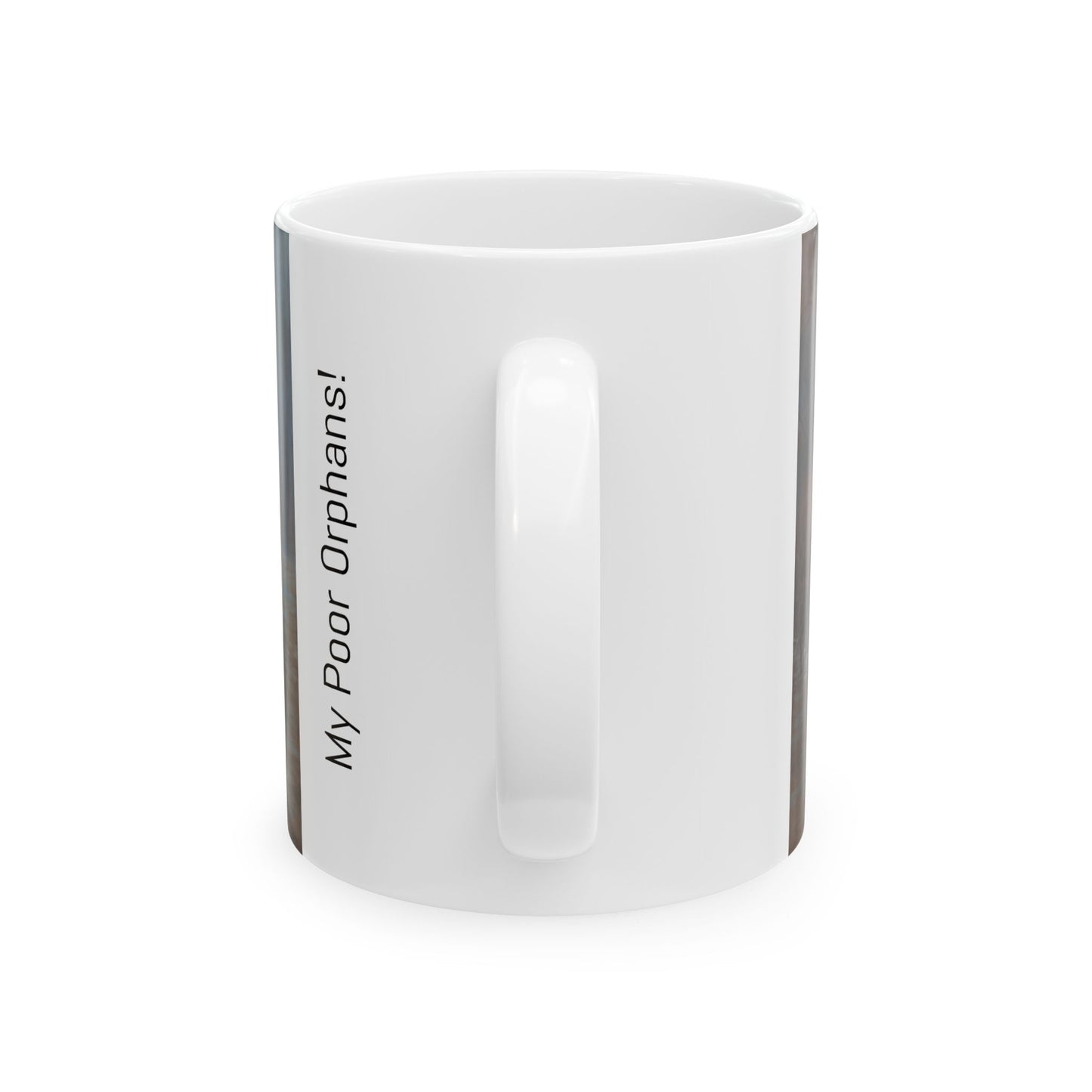 My Poor Orphans! - Ceramic Mug with Stones River Civil War Design.