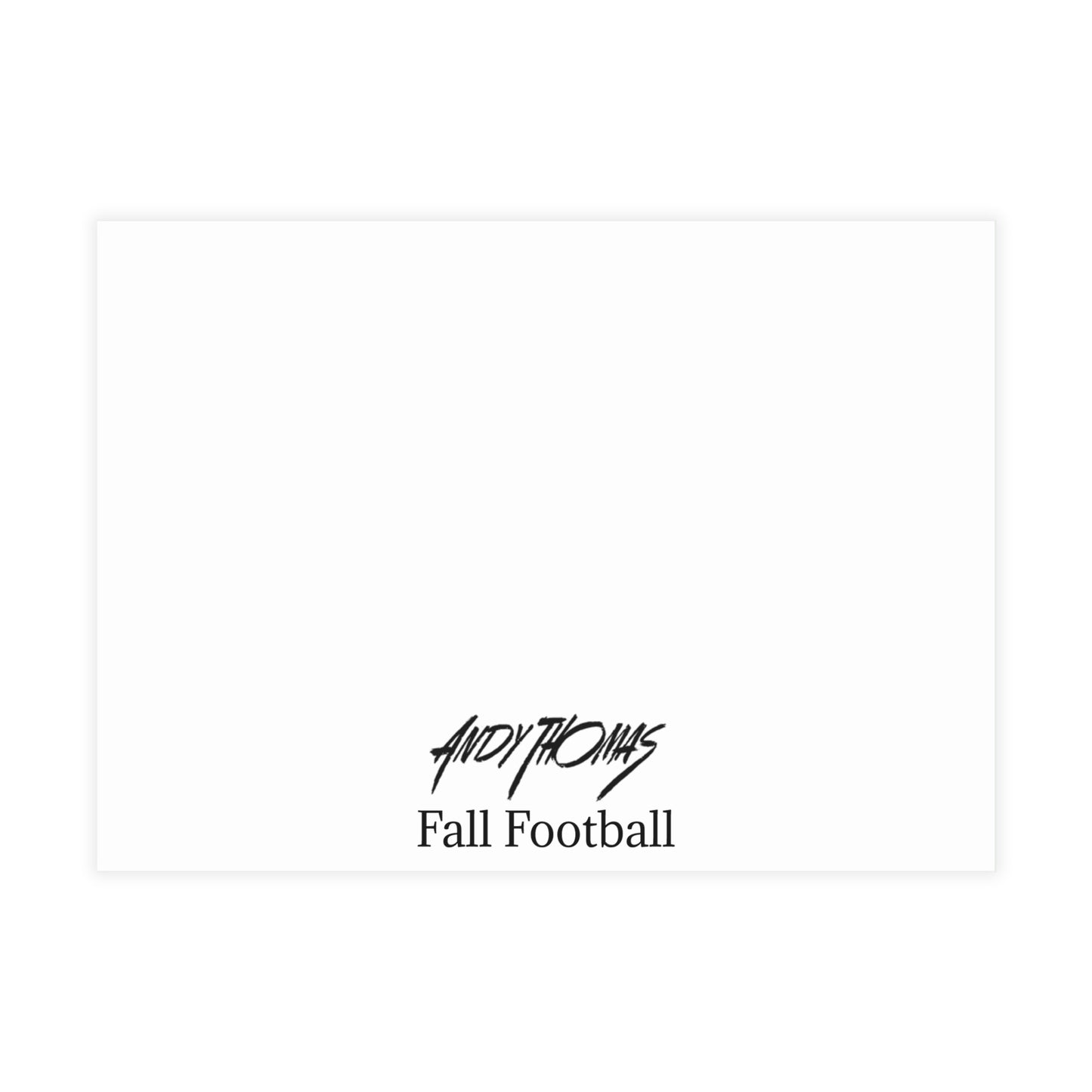 Fall Football | Elegant Postcard Bundle - Envelopes Included