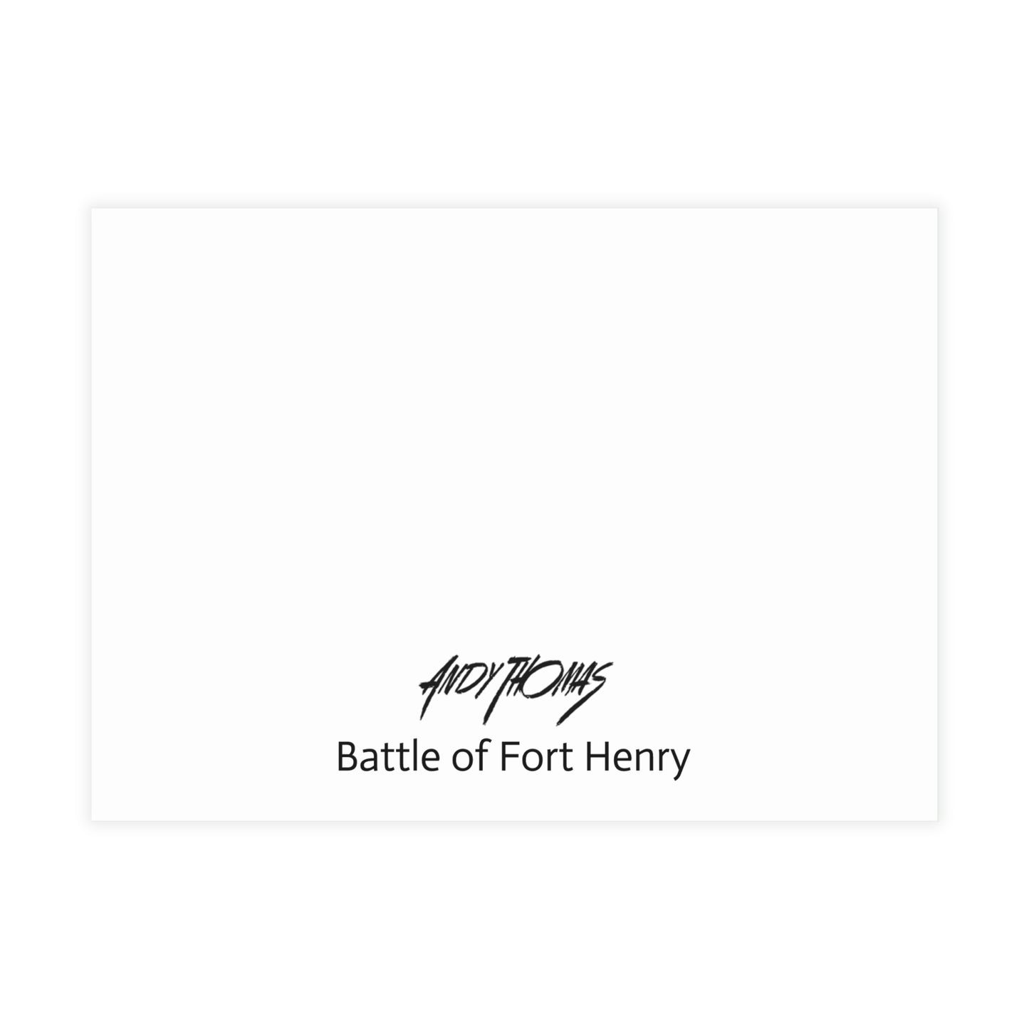 Note Cards: Battle of Fort Henry - Envelopes Included