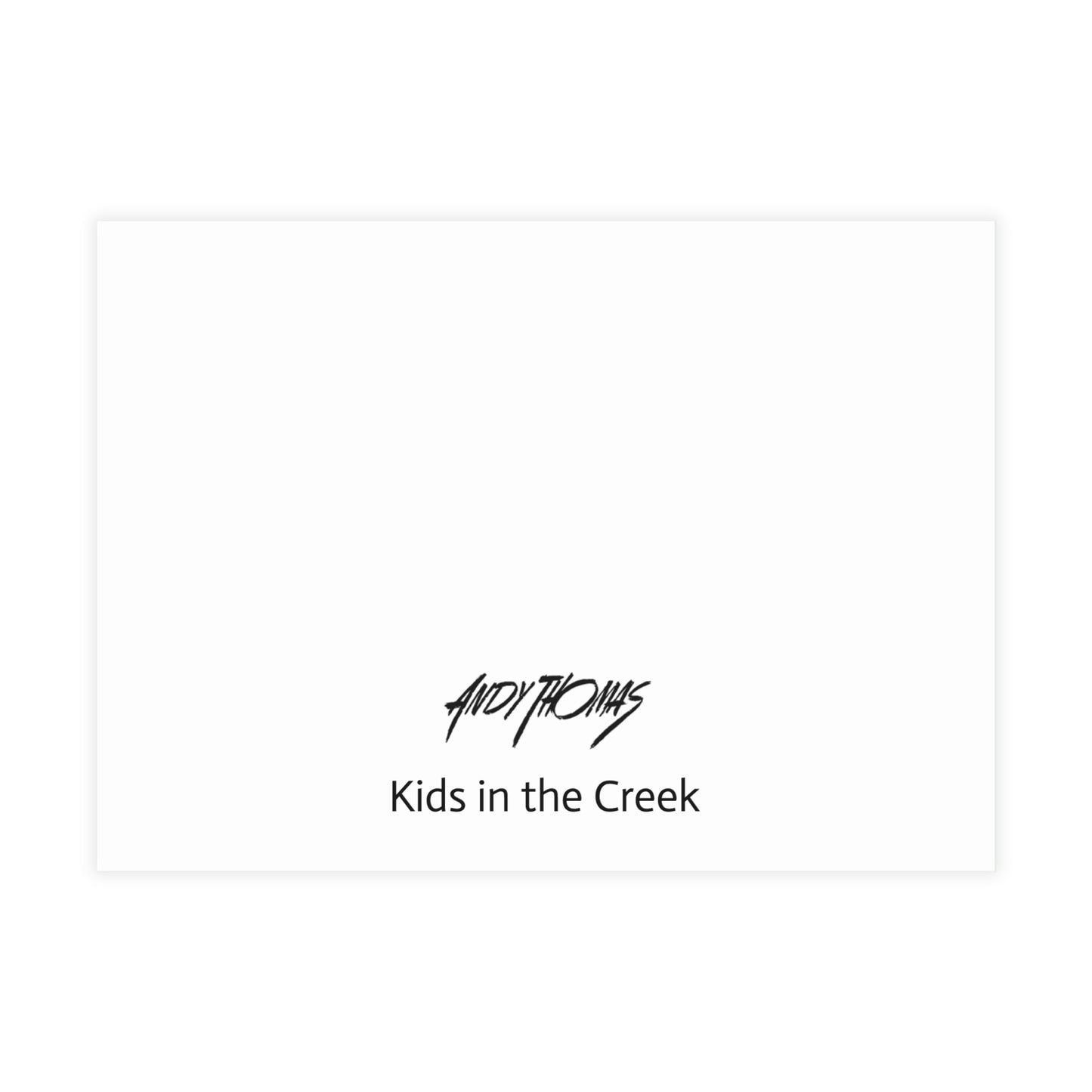 Note Cards: Kids in the Creek - Envelopes Included