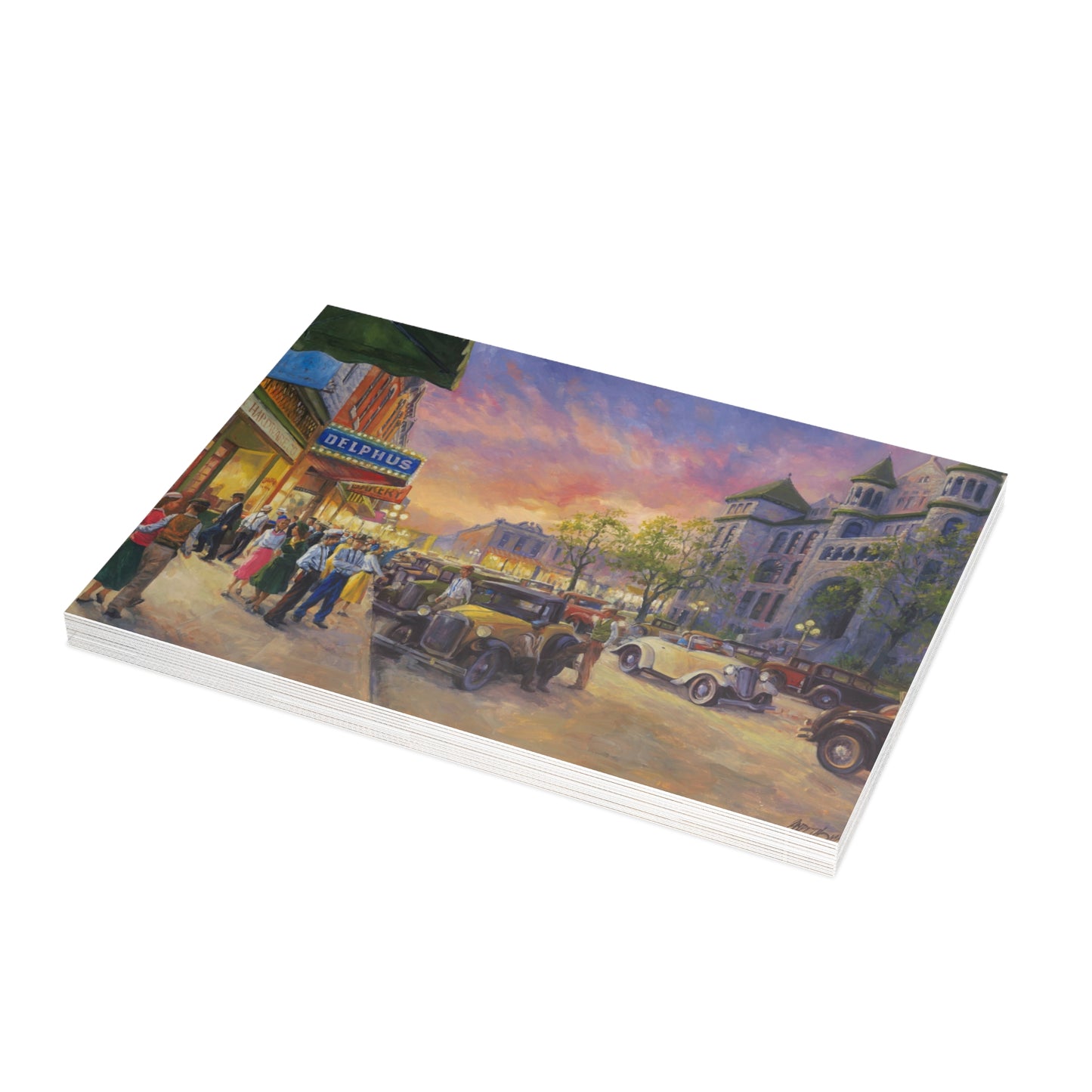 Delphus Theatre Postcards | Carthage, MO - Envelopes Included
