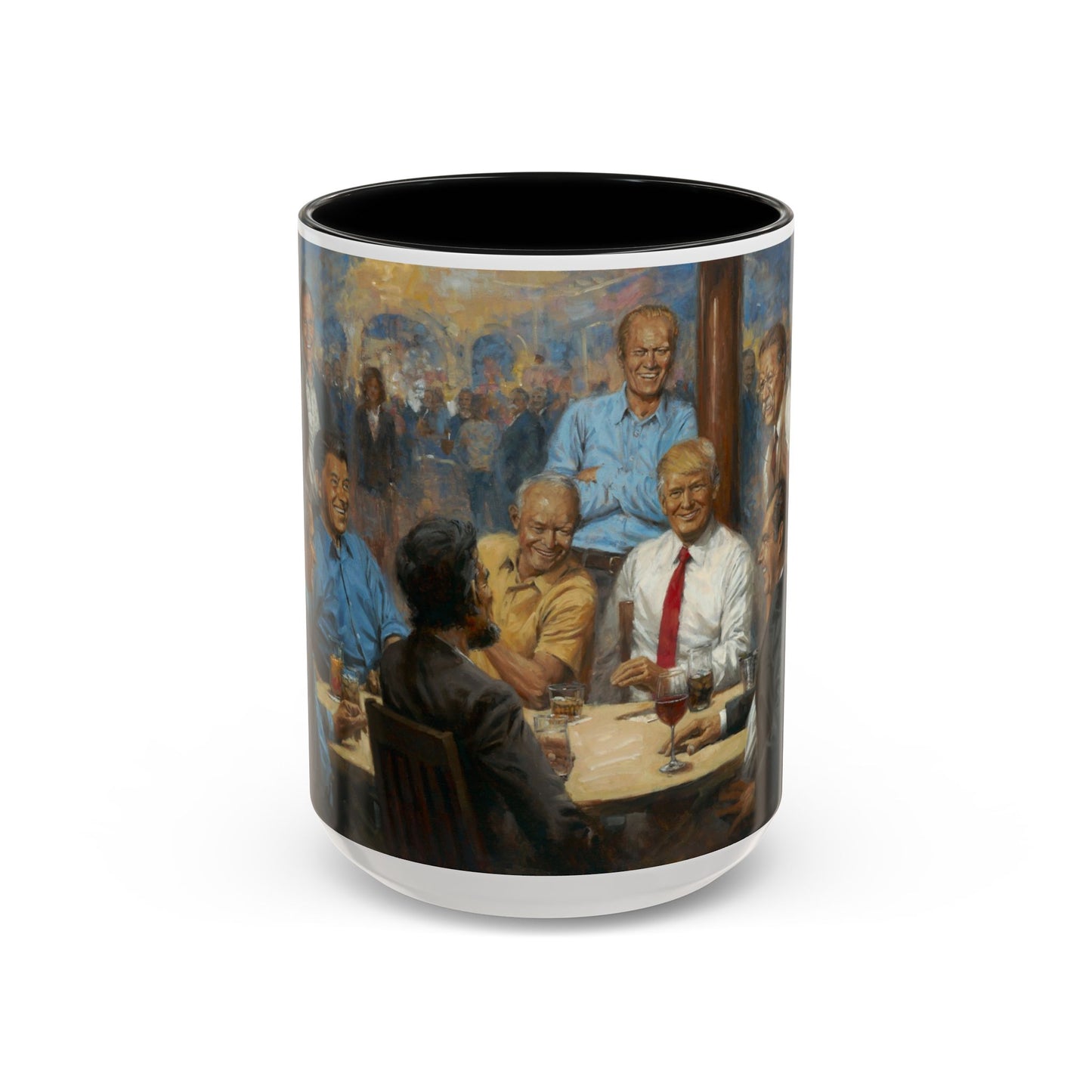 The Republican Club Coffee Mug - Elegant Accent Coffee Mug 11oz & 15oz - Presidential Gathering Design feat. Trump