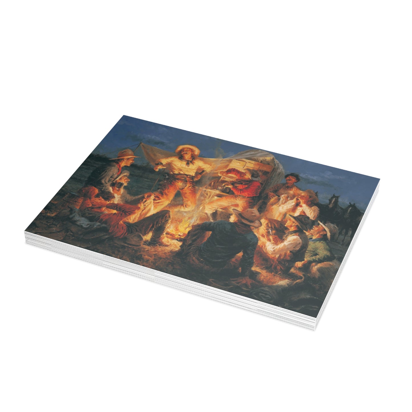 Note Cards: Cowboy Jig - Envelopes Included