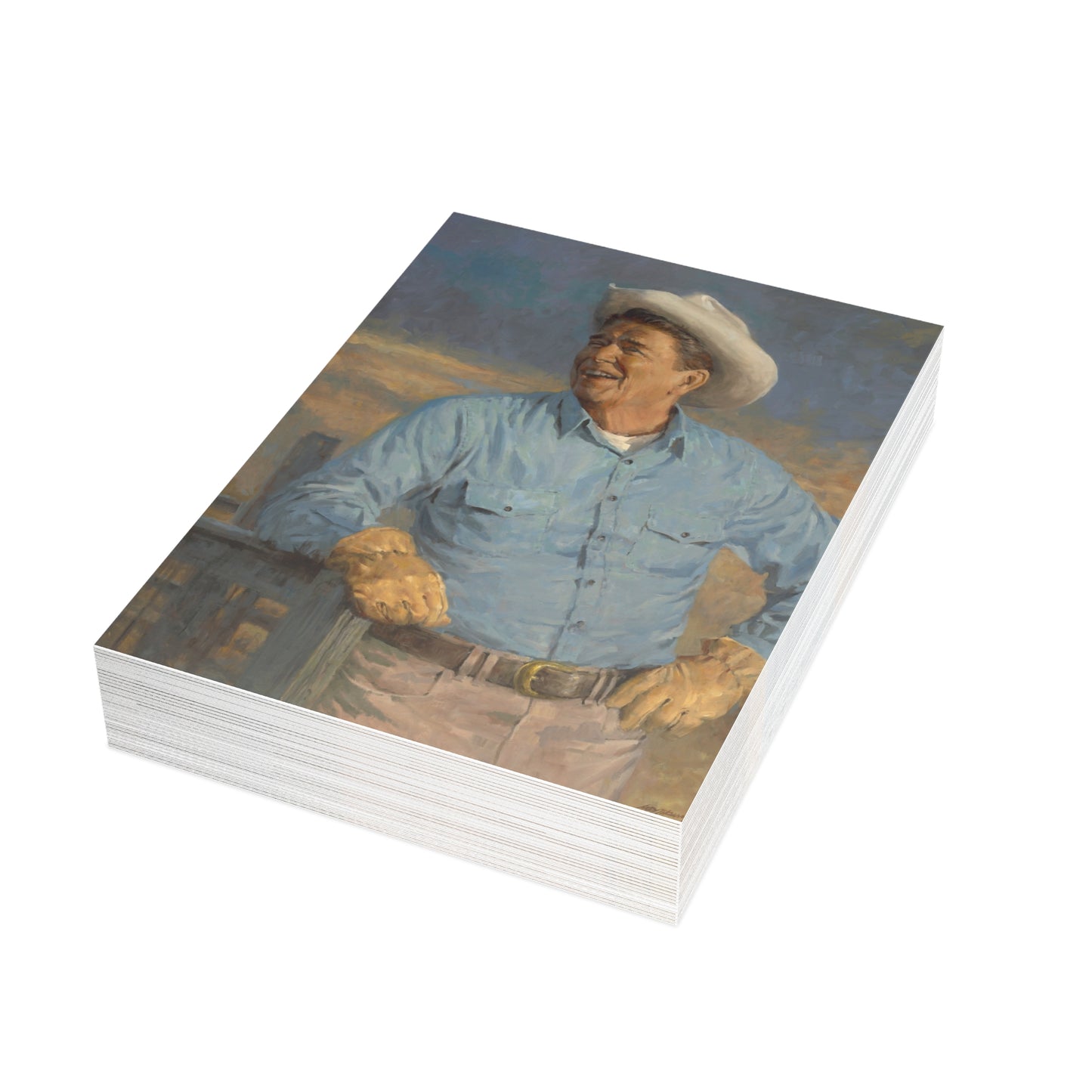 Note Cards: Reagan | Portrait - Envelopes Included