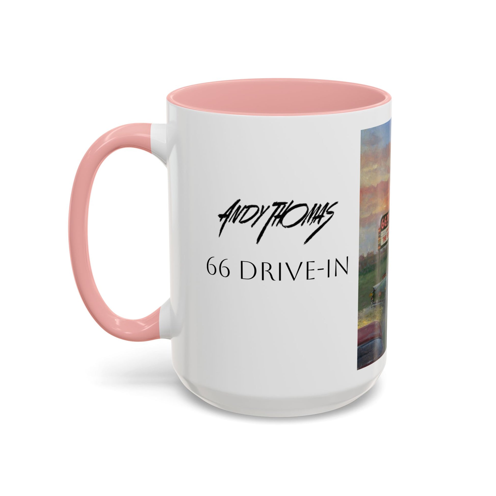 Retro Drive-In Coffee Mug - 66 Theatre Nostalgia - Andy Thomas Designs