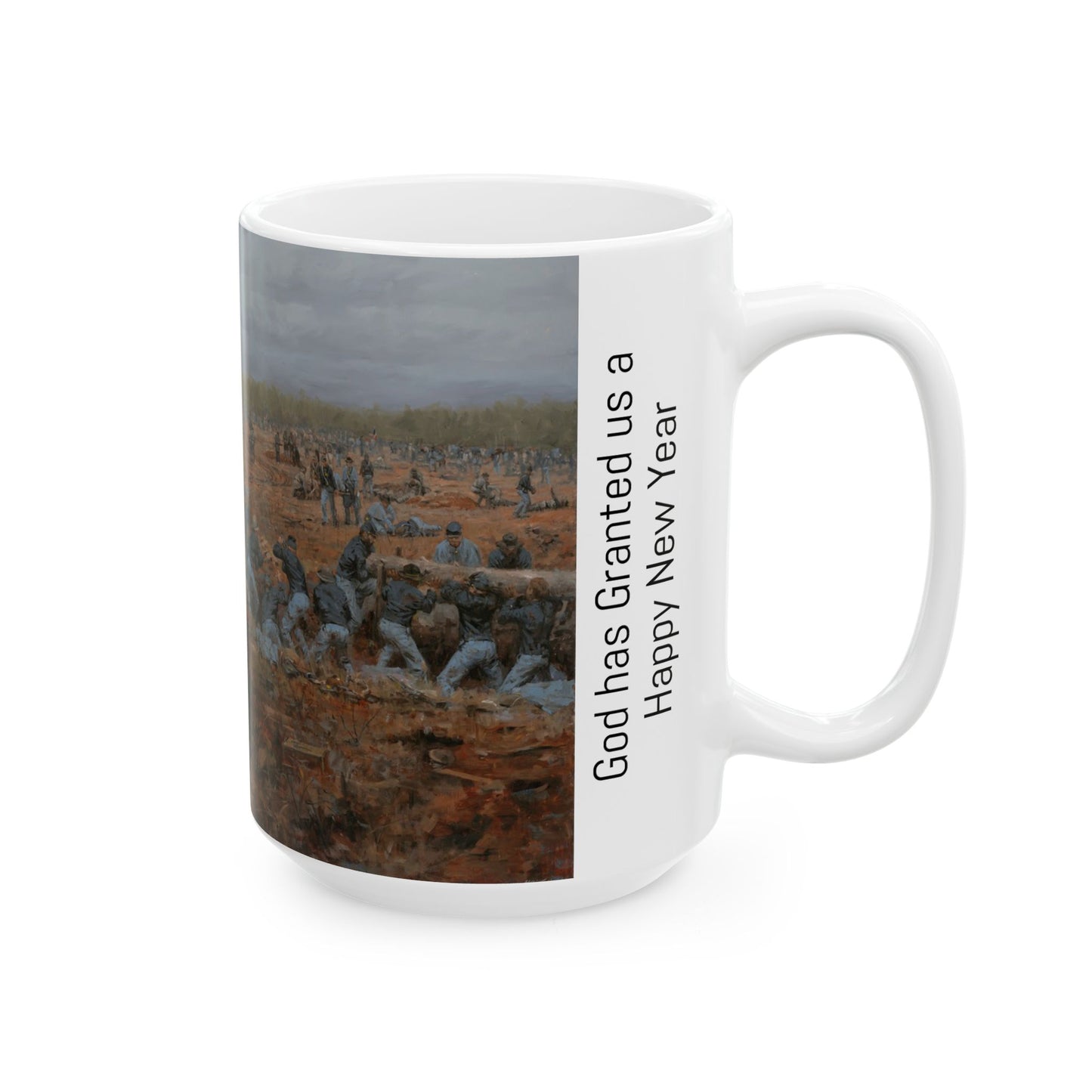 God Has Granted Us A Happy New Year - Stone's River | Ceramic Coffee Cup Mug