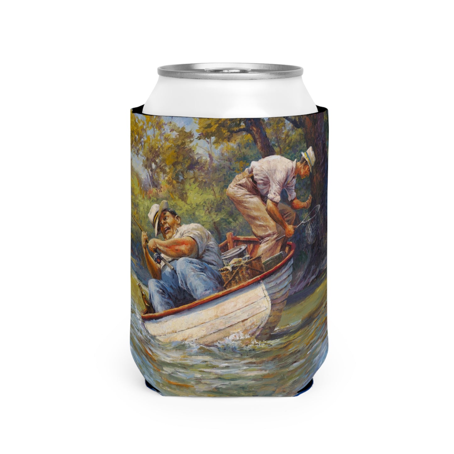 It's a Big One - Fishing-Themed Can Cooler Sleeve