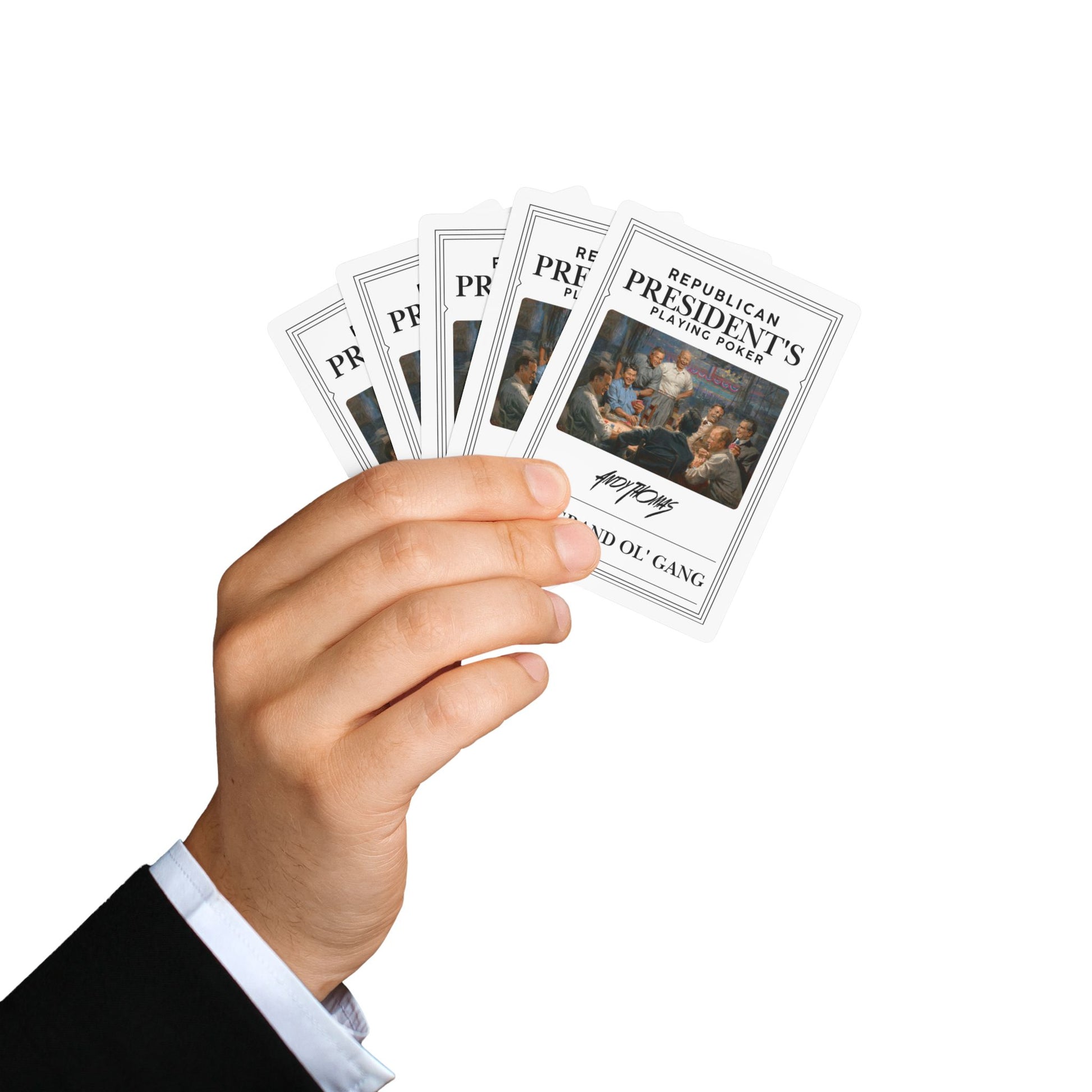 Grand Ol' Gang - Poker Playing Cards - Republican President's Design - Andy Thomas Designs