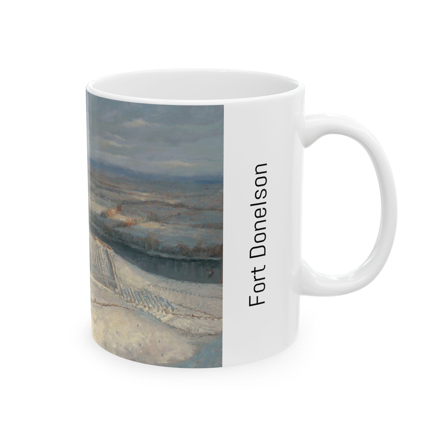 Fort Donelson - Ceramic Mug with Civil War Design.
