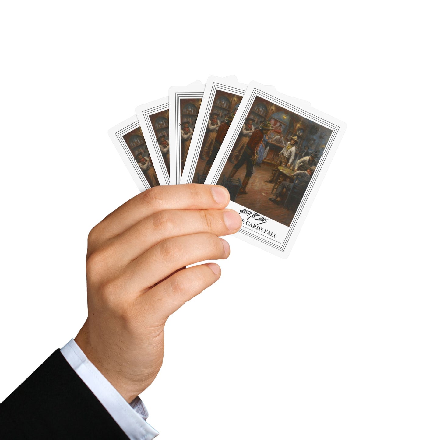 Let the Cards Fall - Poker Playing Cards