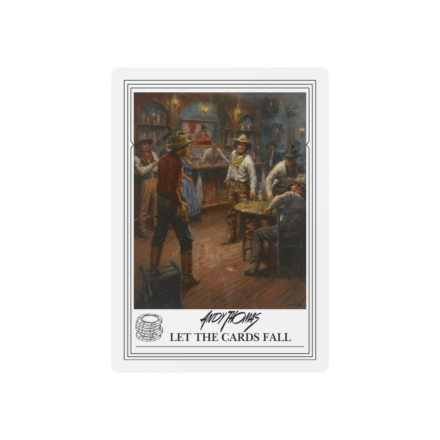 Let the Cards Fall - Poker Playing Cards