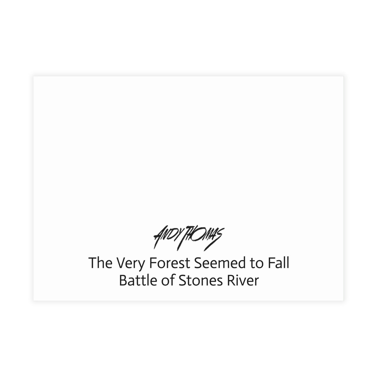 Note Cards: The Very Forest Seemed to Fall - Envelopes Included