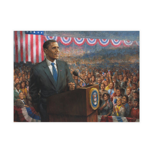Note Cards: Change | Acceptance Speech of President Obama on Inauguration Day - Envelopes Included
