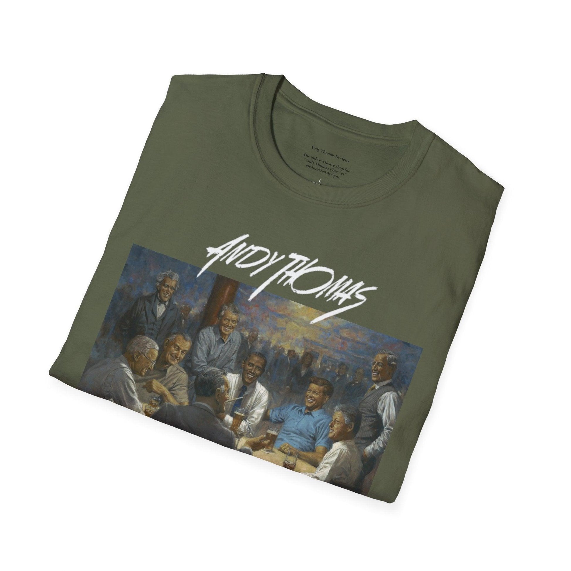 The Dem. Club T-Shirt - US Presidents Social Club - Andy Thomas Designs