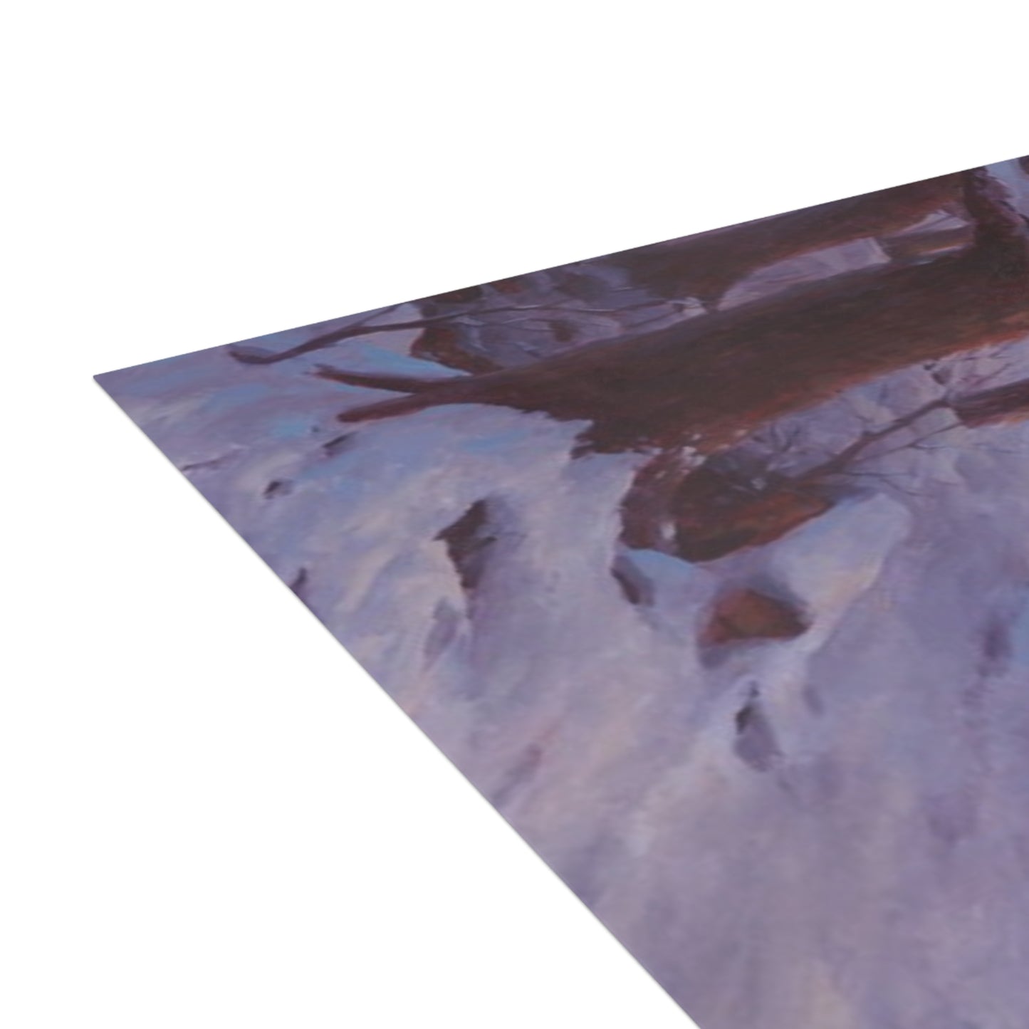 Winter's Snow Ride | Elegant Winter themed Postcard Bundle - Envelopes Included