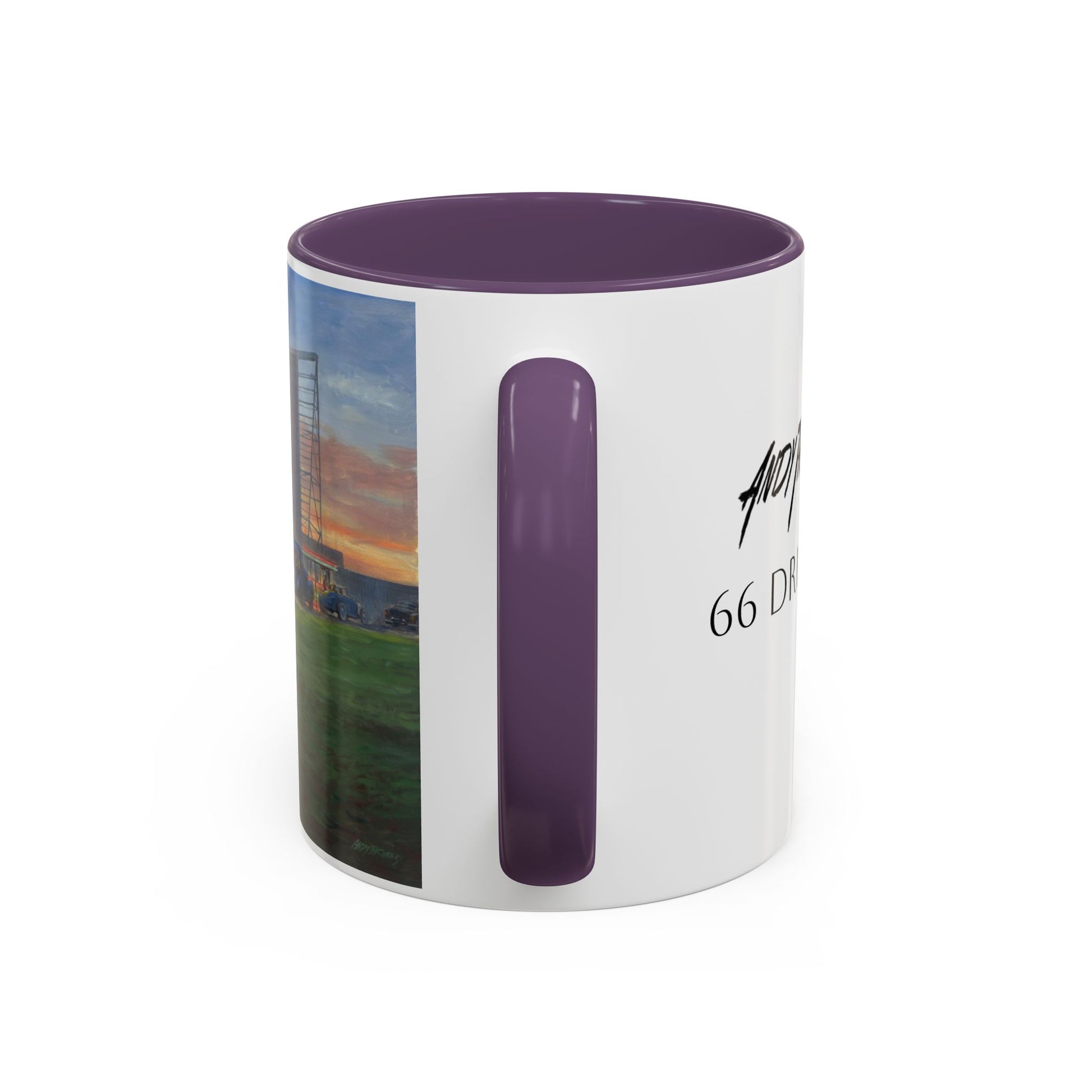 Retro Drive-In Coffee Mug - 66 Theatre Nostalgia - Andy Thomas Designs