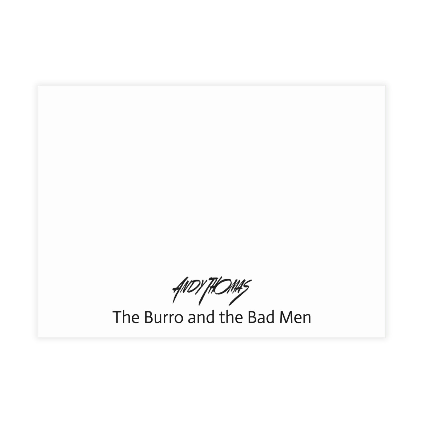 Note Cards: The Burro and the Bad Men - Envelopes Included