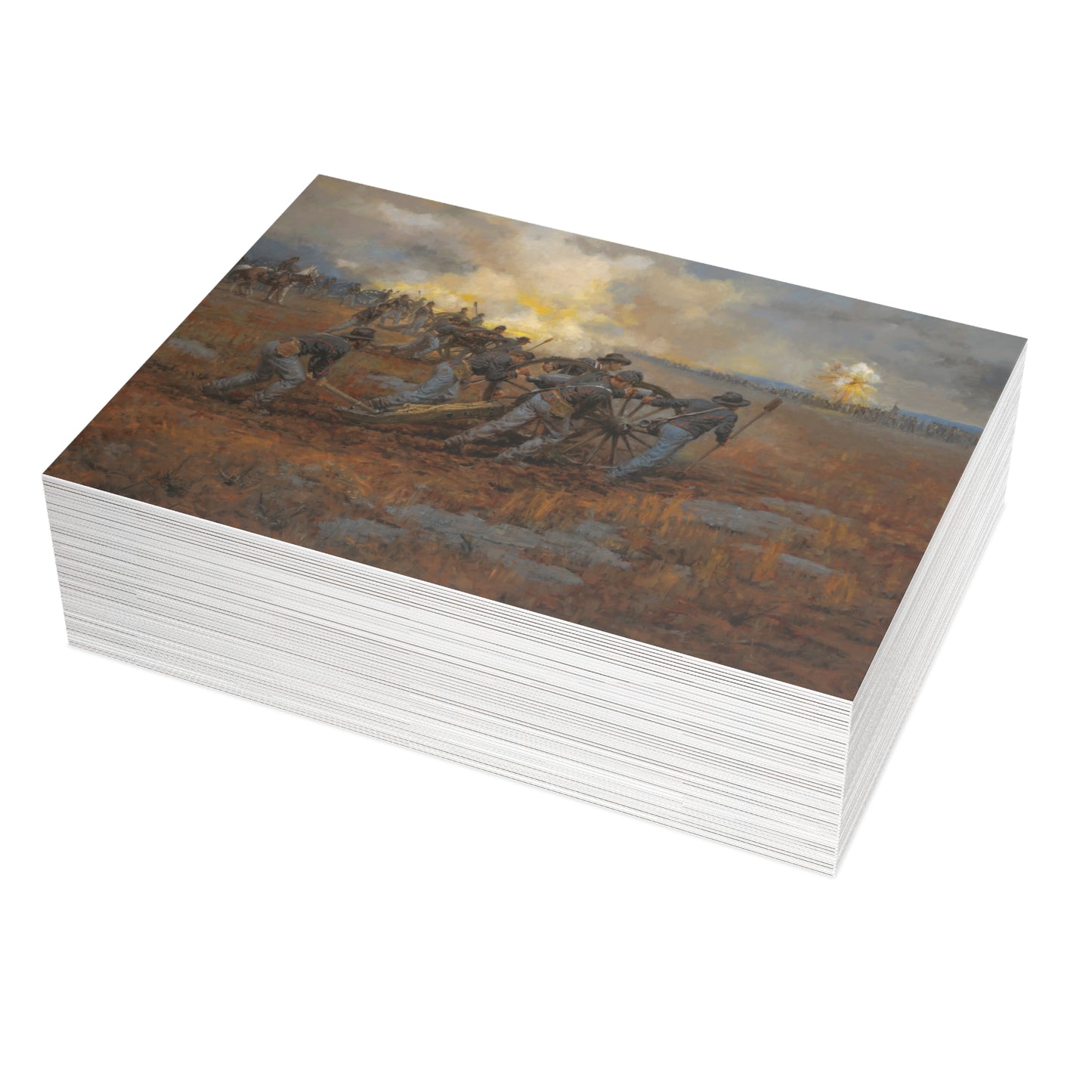 Note Cards: Parson's Batteries Heavily Engaged - Envelopes Included