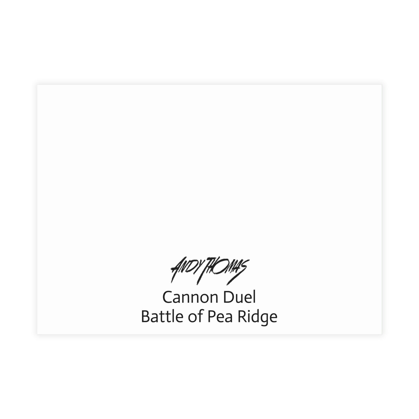 Note Cards: Cannon Duel - Envelopes Included