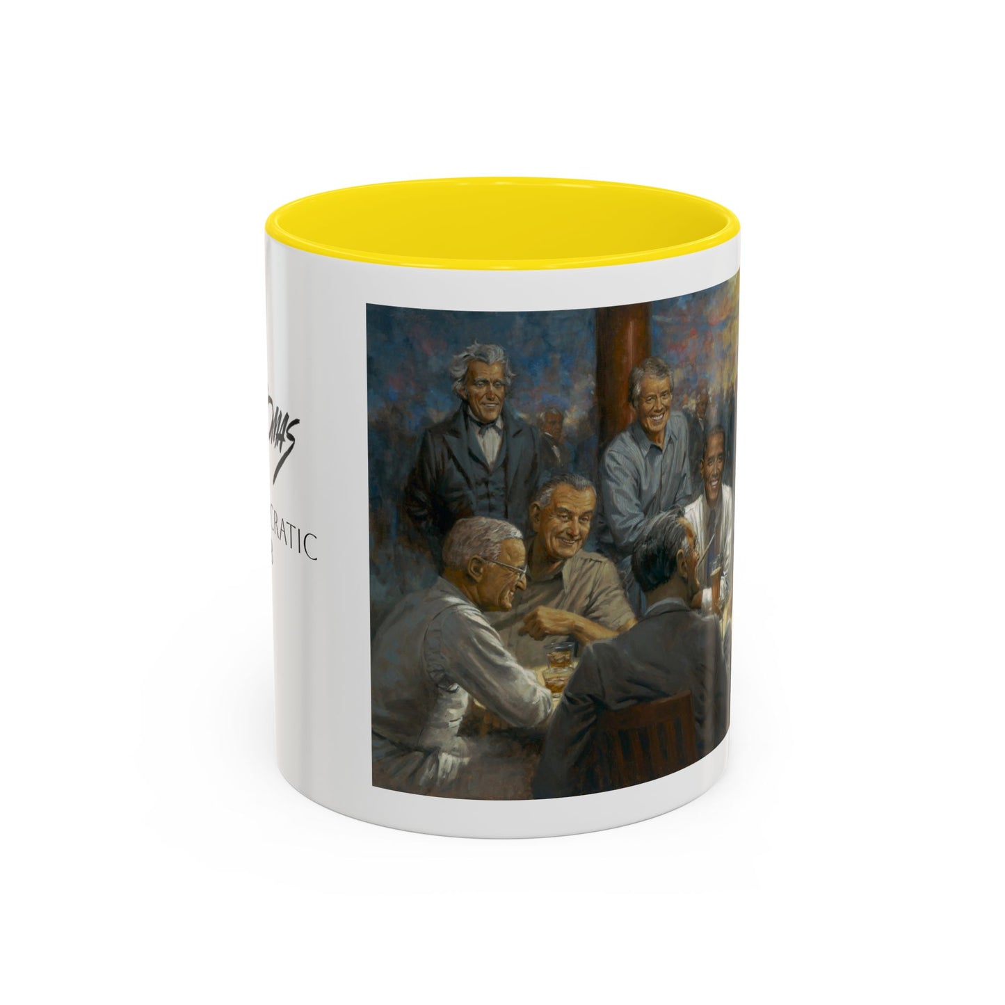 The Democratic Club Coffee Mug - 11oz & 15oz - Past Democrat Presidents Social Club with Obama