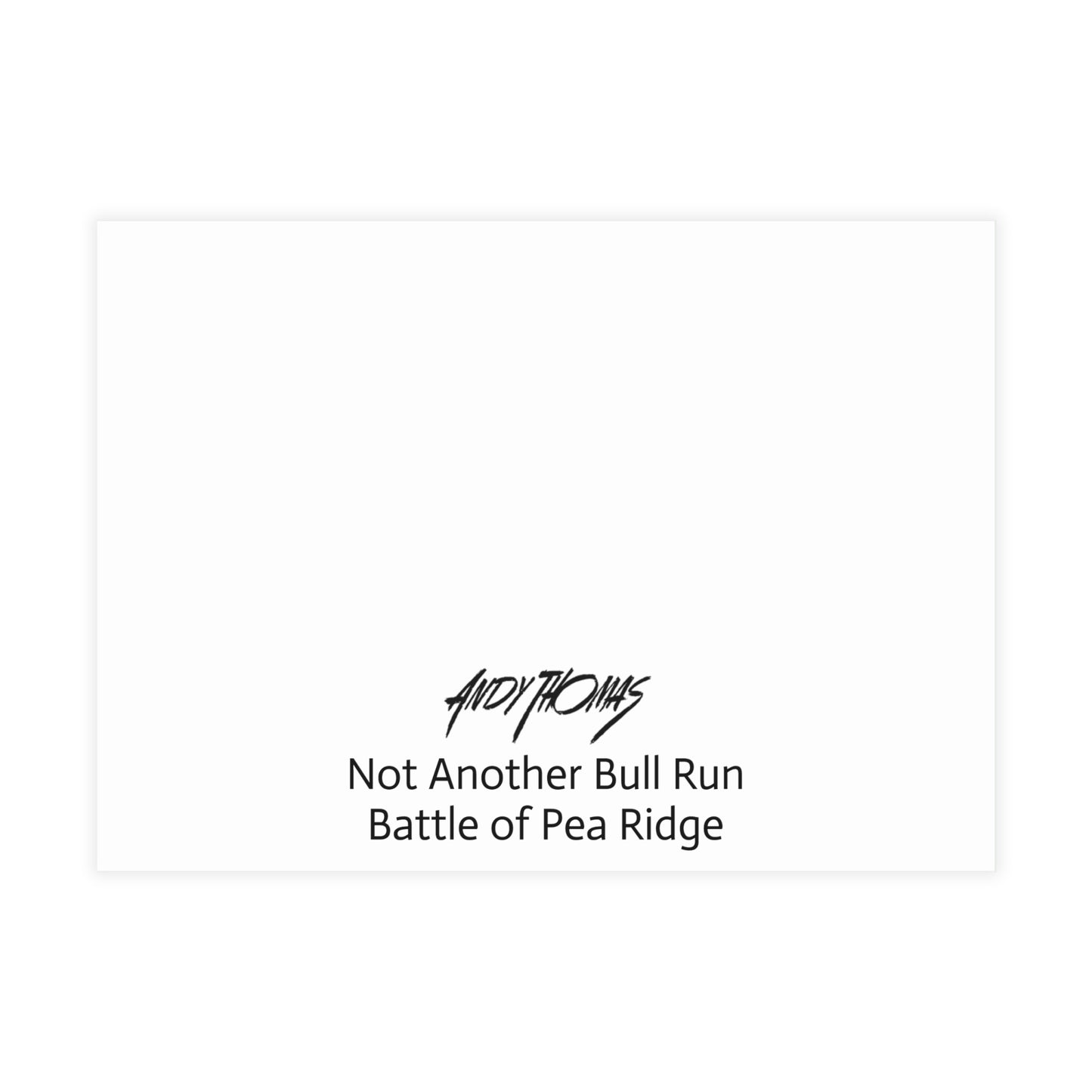 Note Cards: Not Another Bull Run - Envelopes Included