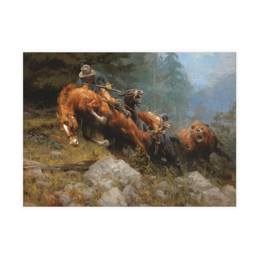 Note Cards: Grizzly Mountain - Envelopes Included