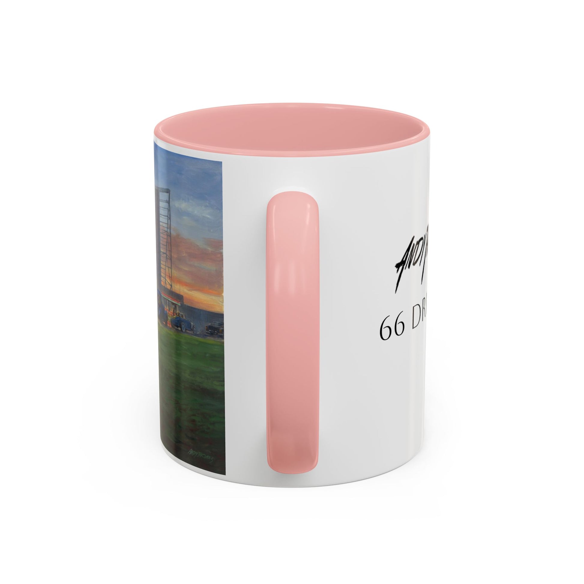 Retro Drive-In Coffee Mug - 66 Theatre Nostalgia - Andy Thomas Designs
