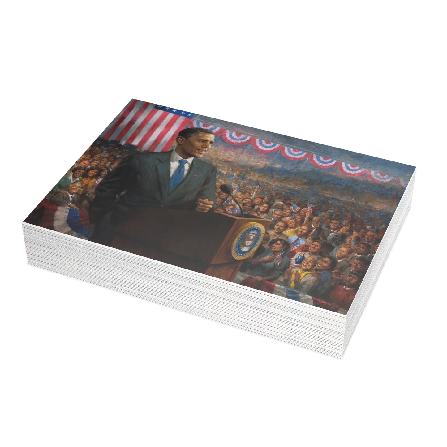 Note Cards: Change | Acceptance Speech of President Obama on Inauguration Day - Envelopes Included