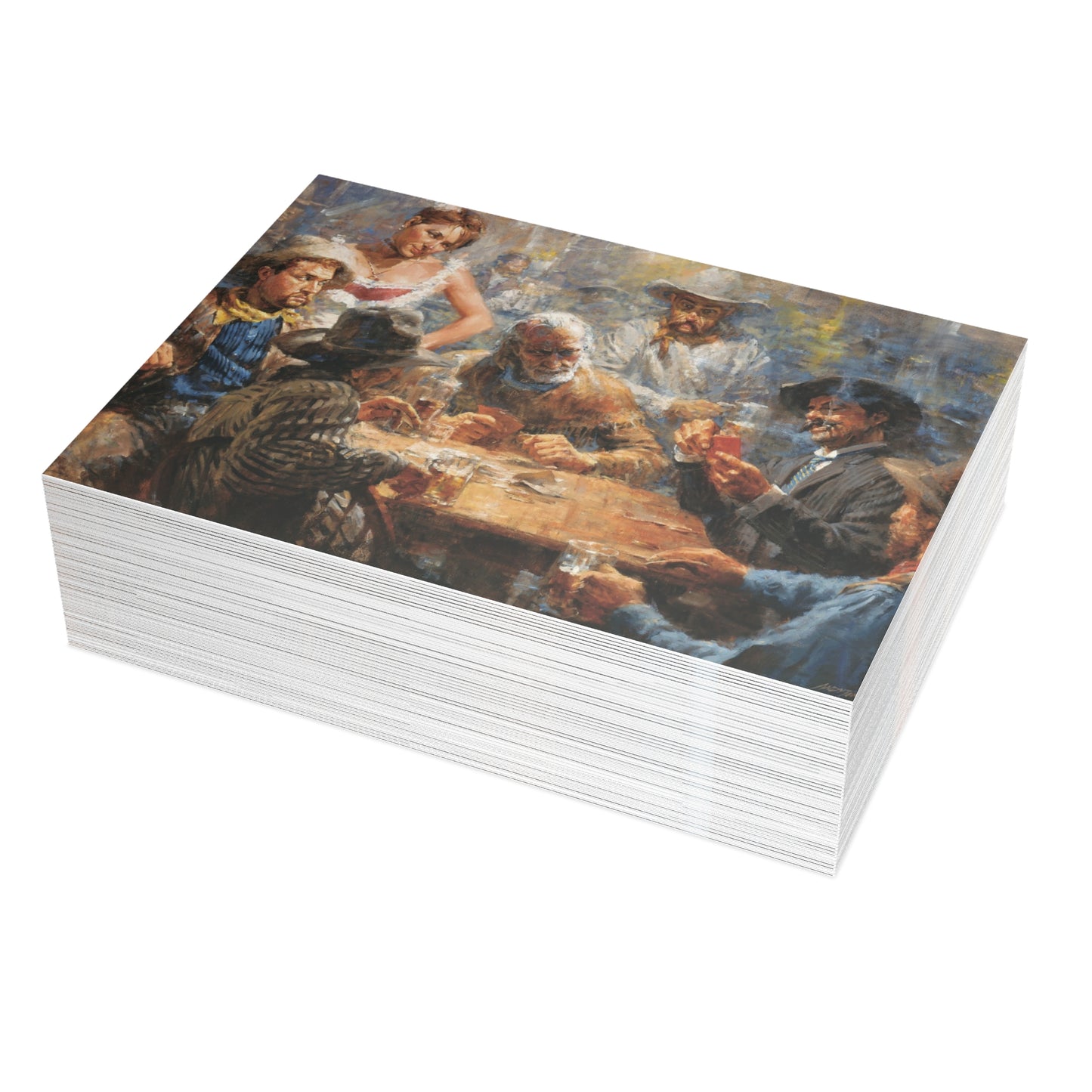 Note Cards: Draw Poker - Envelopes Included