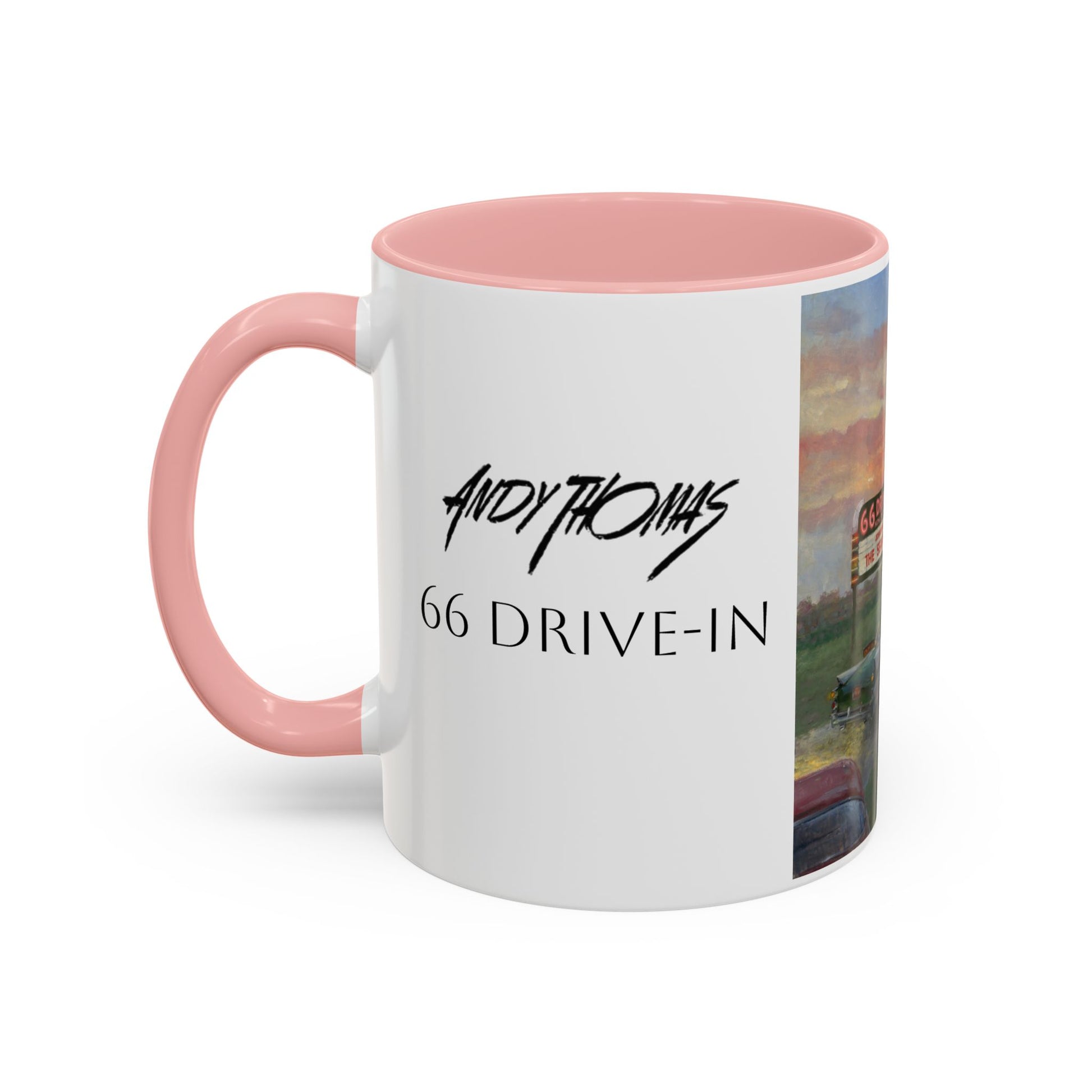 Retro Drive-In Coffee Mug - 66 Theatre Nostalgia - Andy Thomas Designs
