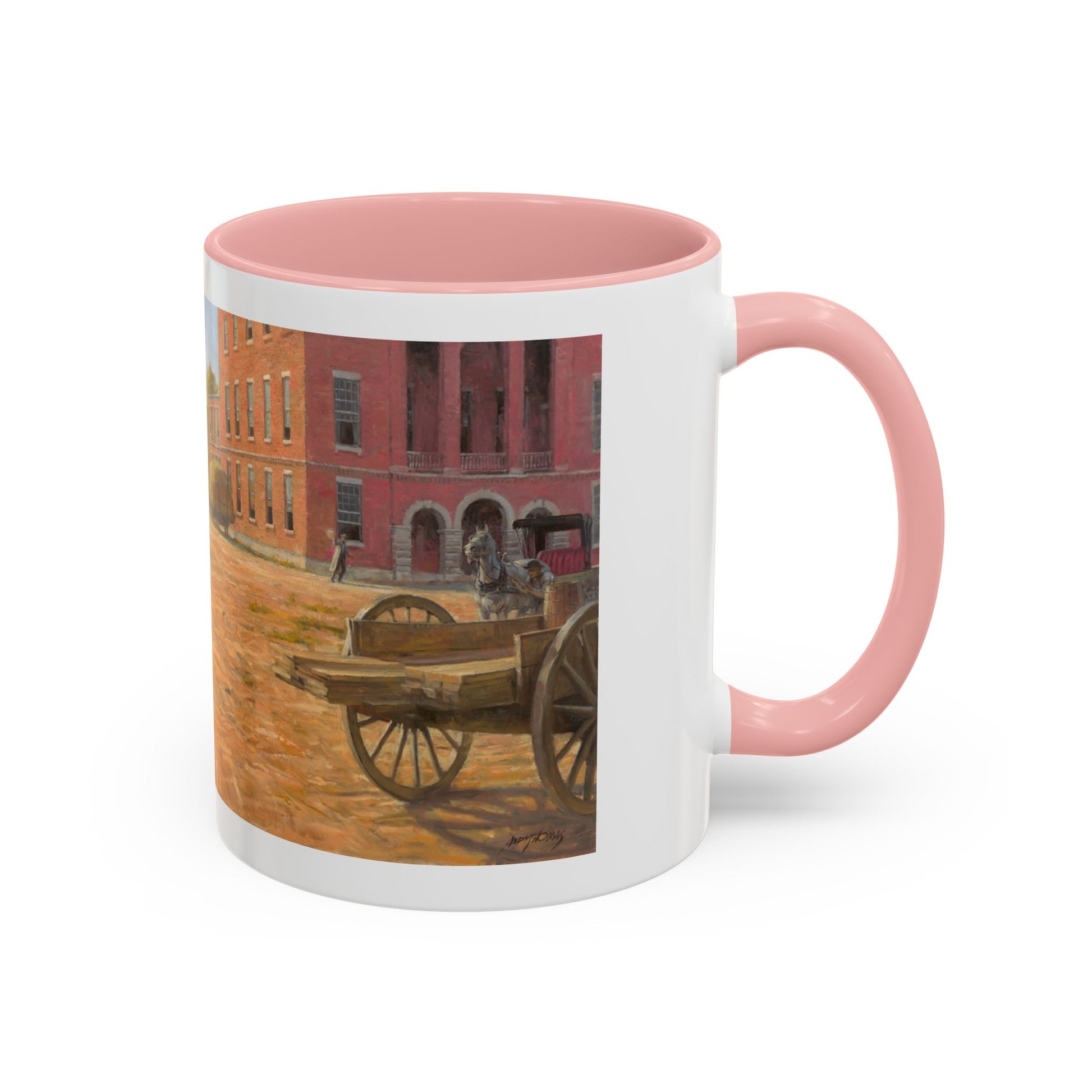 Wild Bill Hickok vs Dave Tutt | Rustic Western Accent Coffee Mug - Vintage Scene, Ideal Gift for Coffee Lovers - Andy Thomas Designs