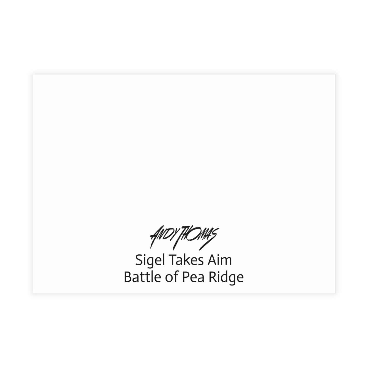 Note Cards: Sigel Takes Aim - Envelopes Included