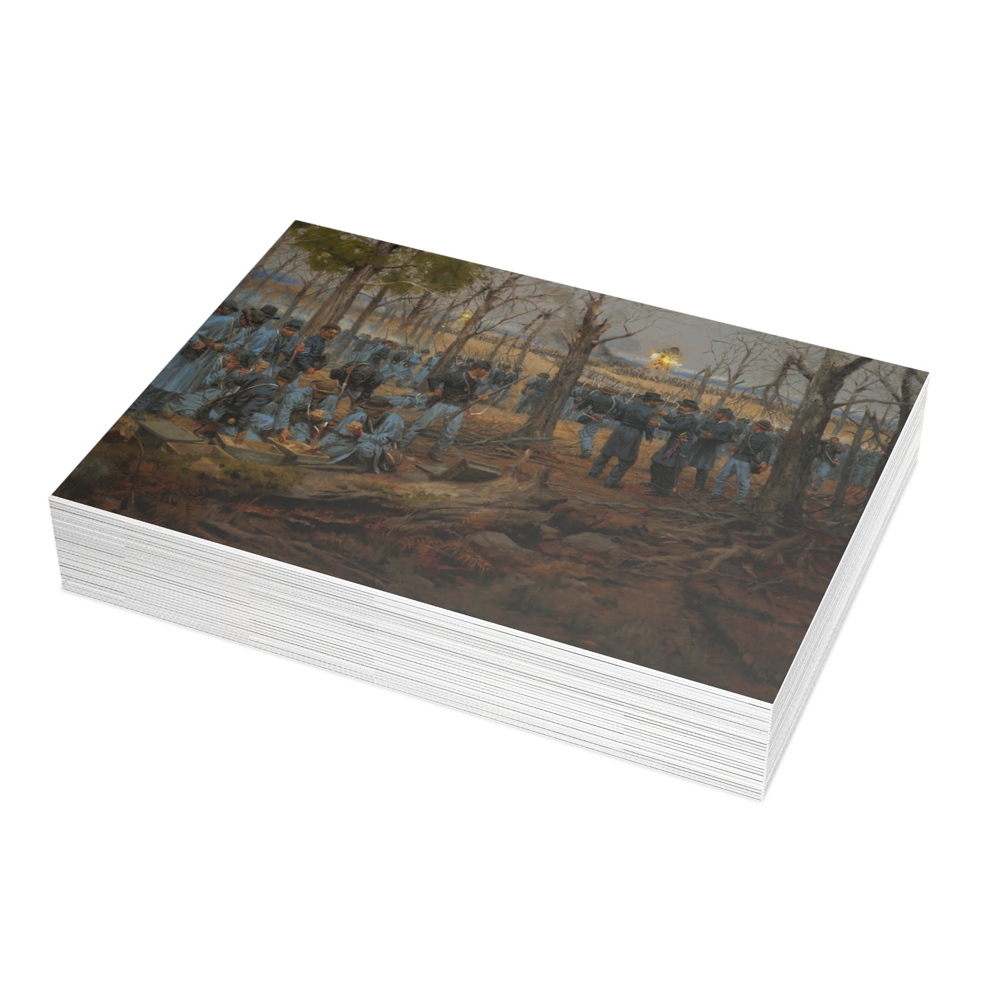Note Cards: Hazen's Brigade Anchoring the Union Line - Envelopes Included