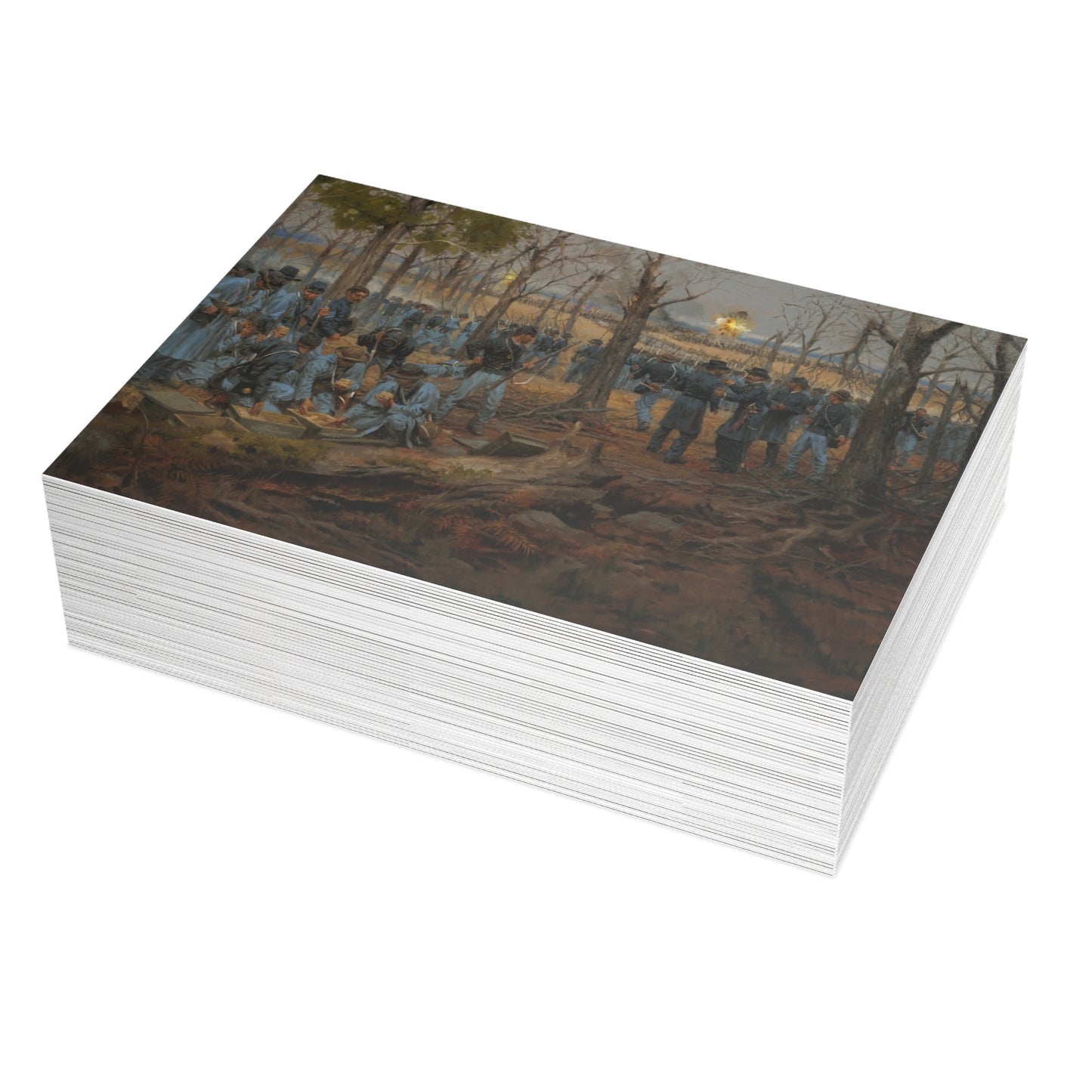 Note Cards: Hazen's Brigade Anchoring the Union Line - Envelopes Included