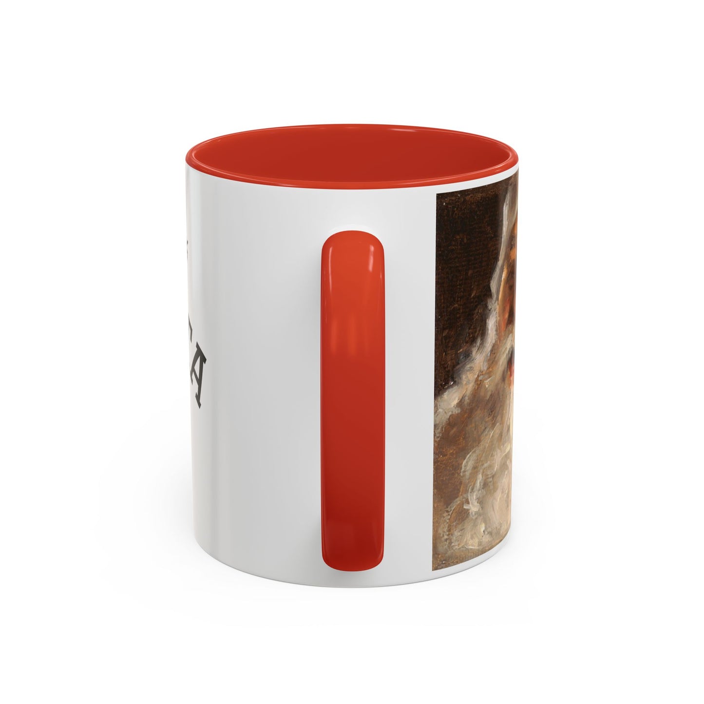 Santa Accent Coffee Mug - Holiday Gift, Christmas Decor, Santa Lover's Mug, Ceramic Coffee Cup, Unique Santa Mug