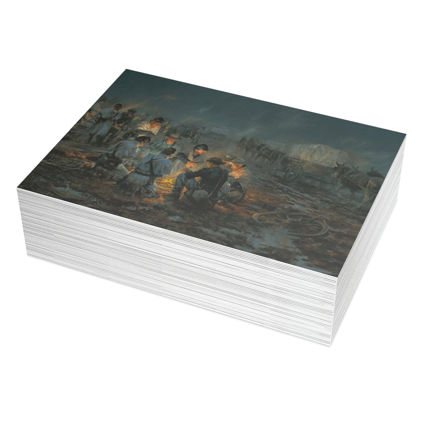 Note Cards: Their Longest, Coldest New Year's Eve - Envelopes Included