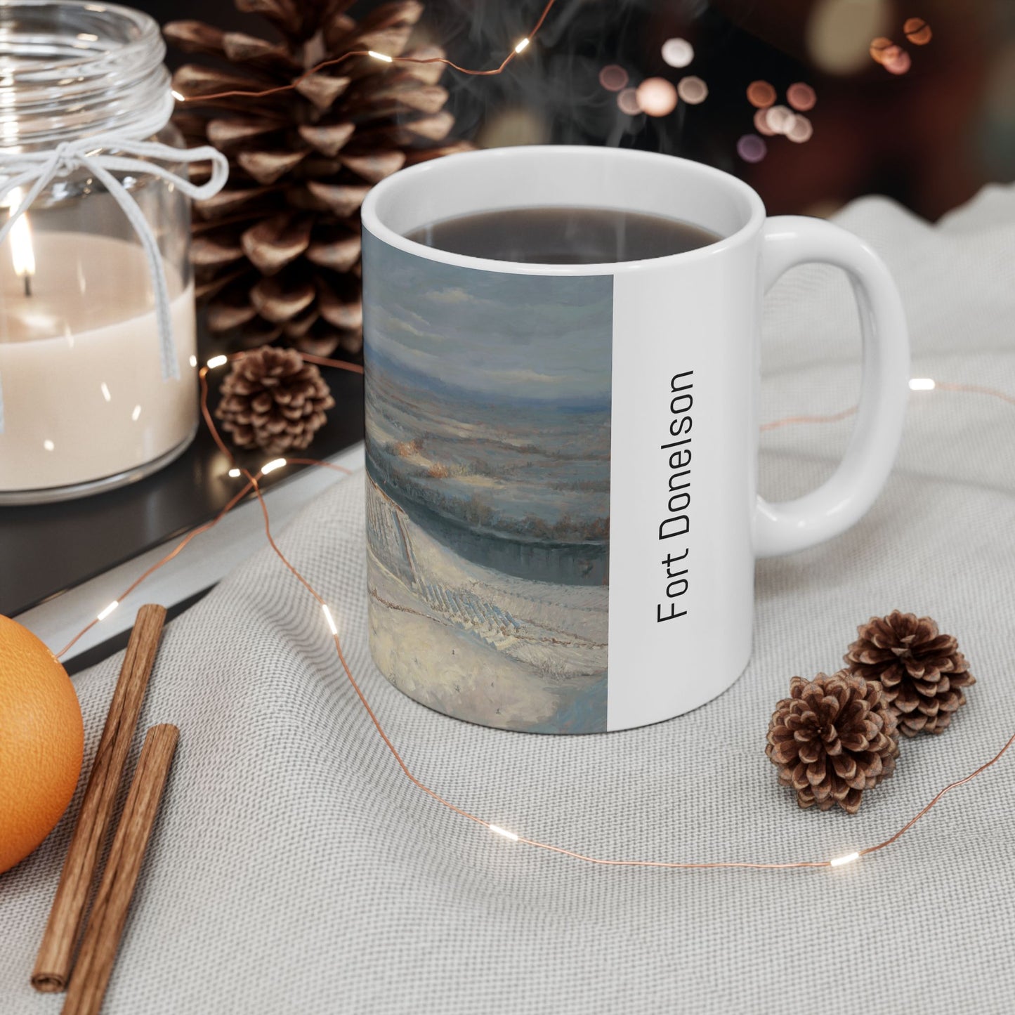 Fort Donelson - Ceramic Mug with Civil War Design.