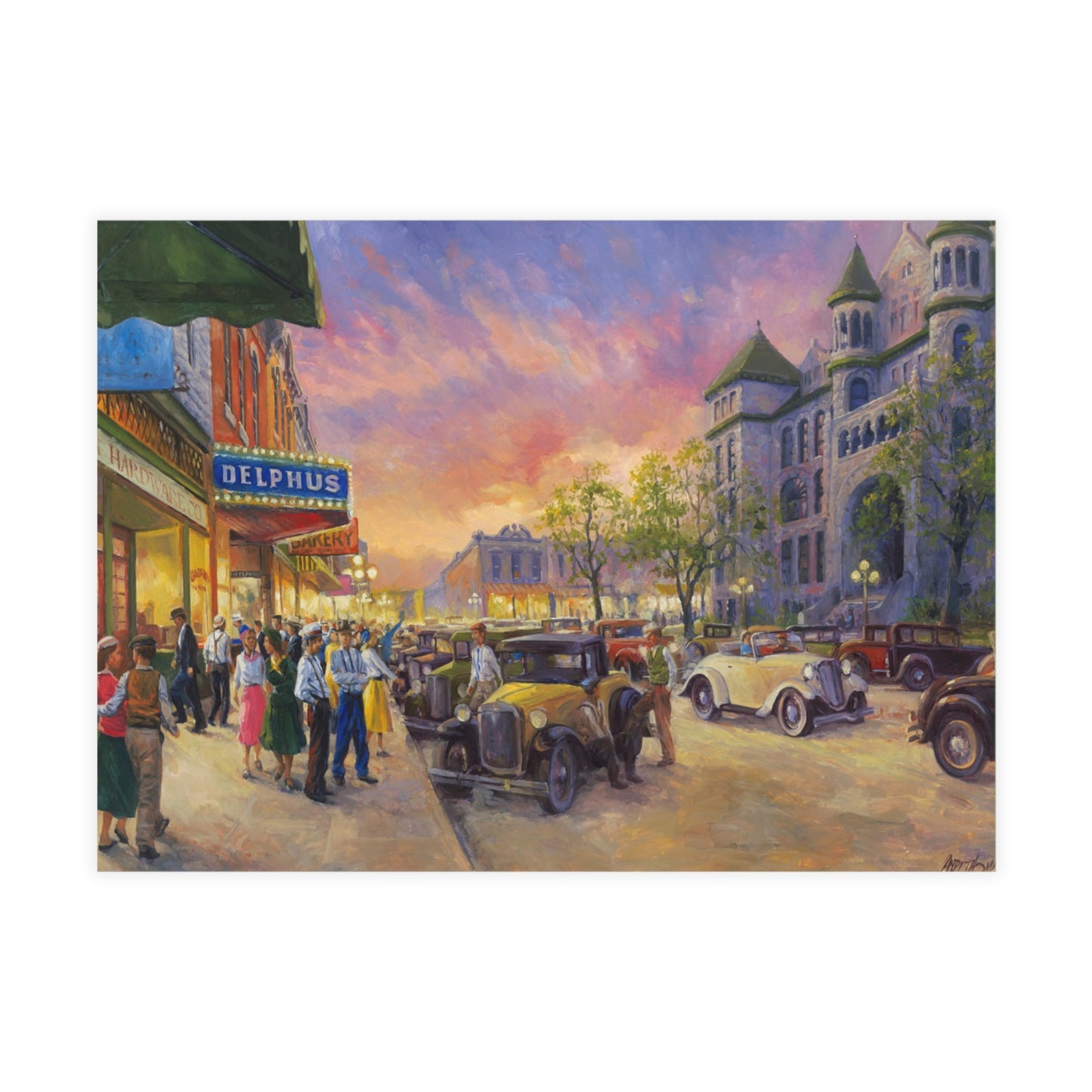 Delphus Theatre Postcards | Carthage, MO - Envelopes Included
