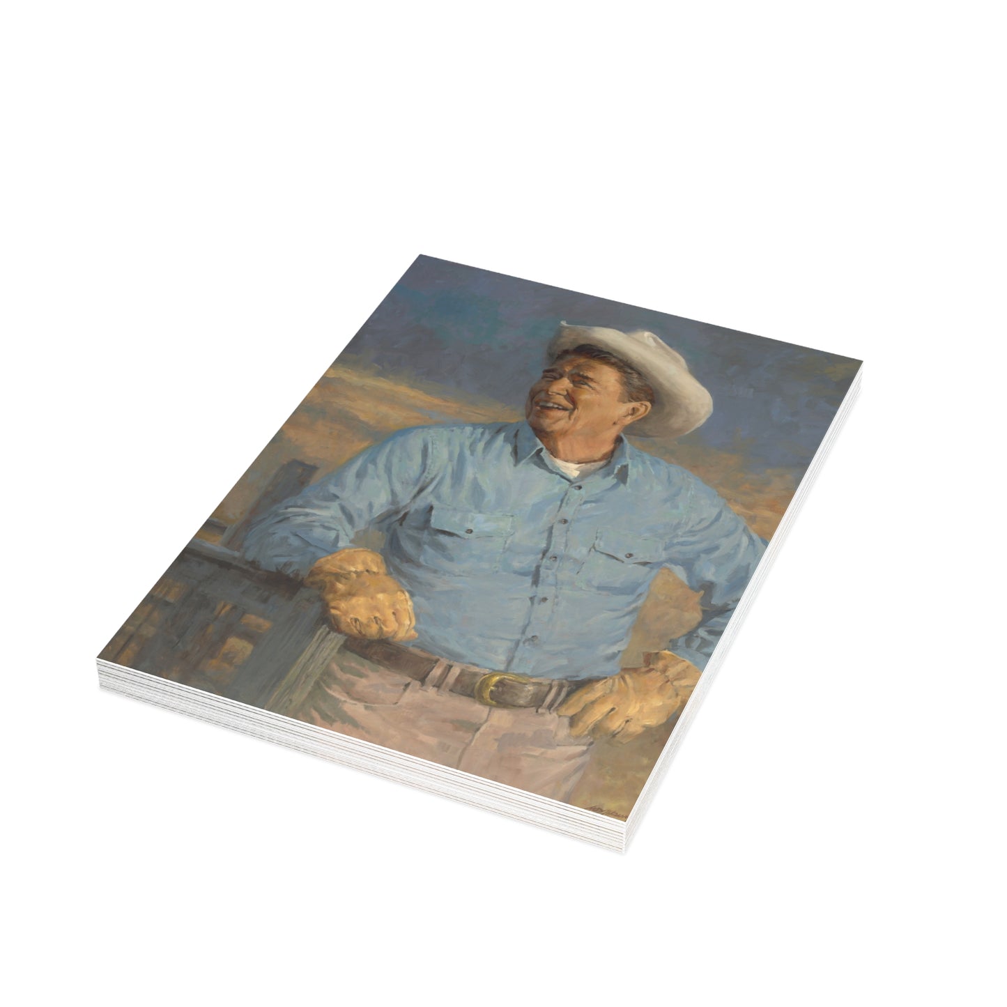 Note Cards: Reagan | Portrait - Envelopes Included