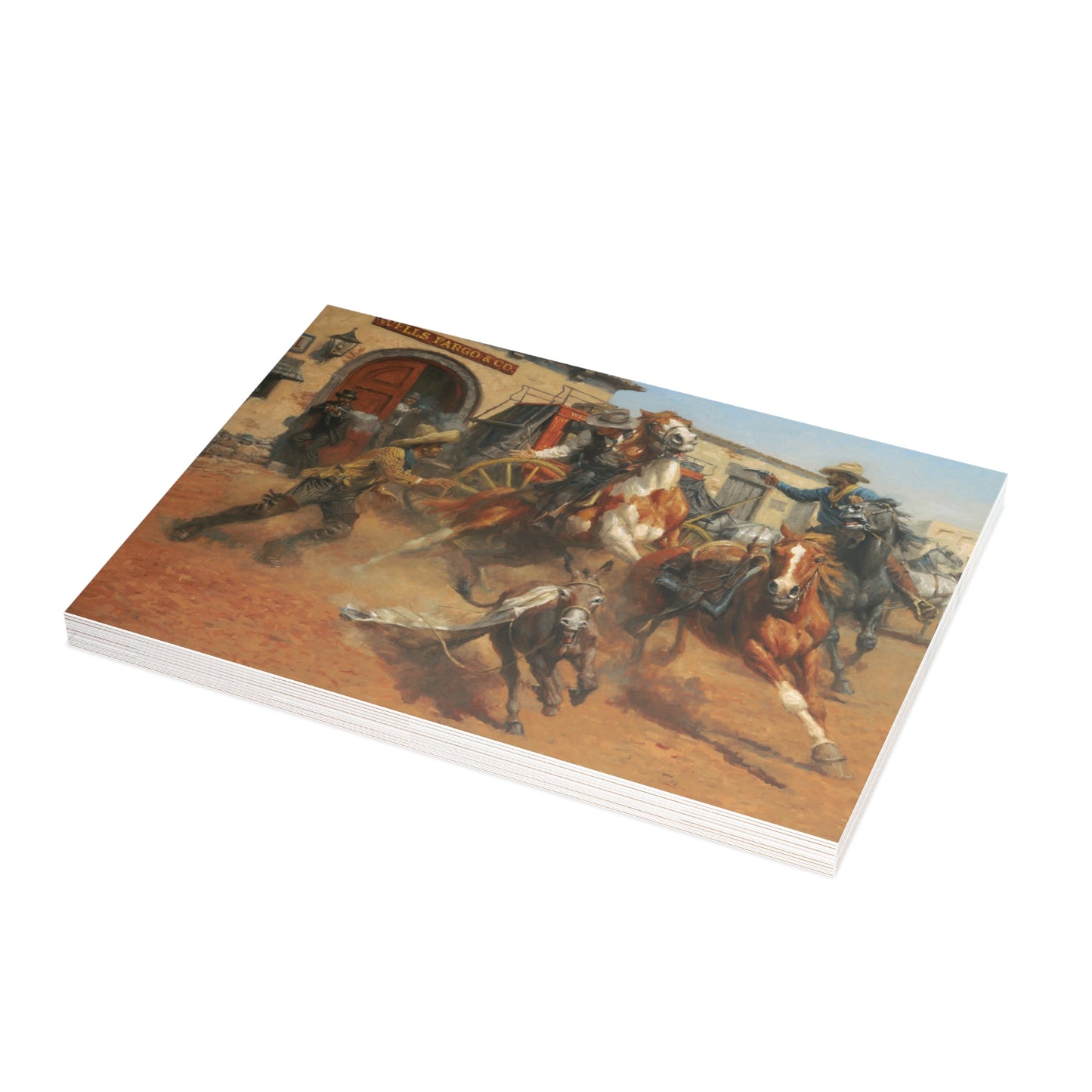 Note Cards: The Burro and the Bad Men - Envelopes Included