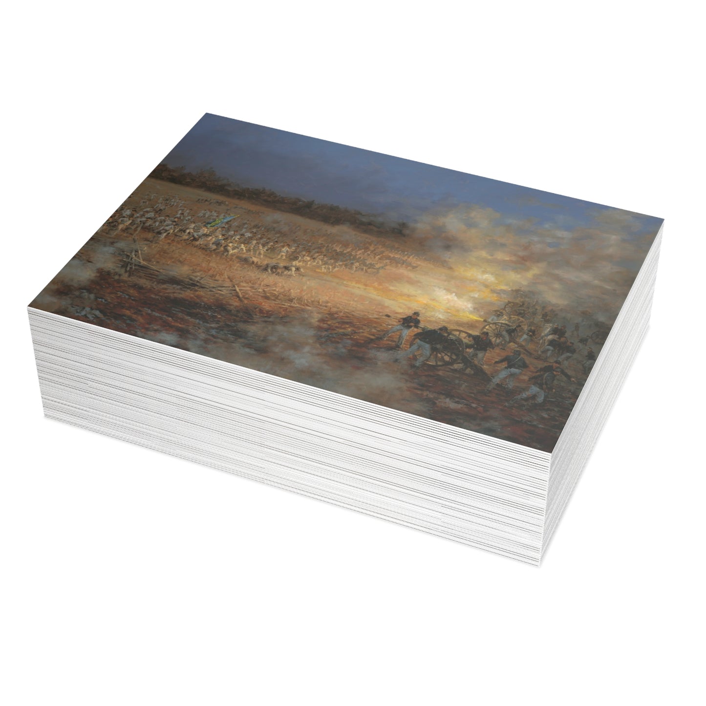 Note Cards: Confederate Sunset - Envelopes Included