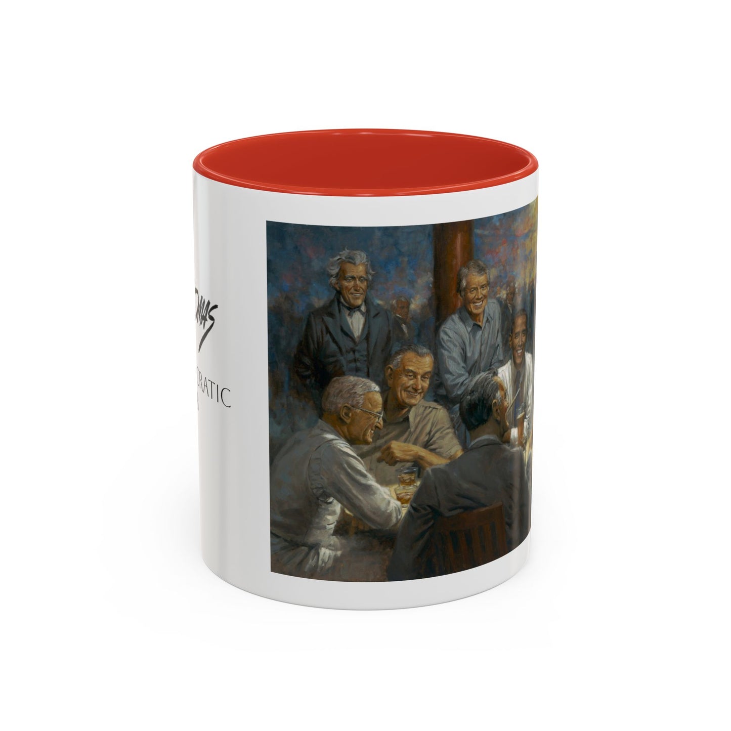 The Democratic Club Coffee Mug - 11oz & 15oz - Past Democrat Presidents Social Club with Obama