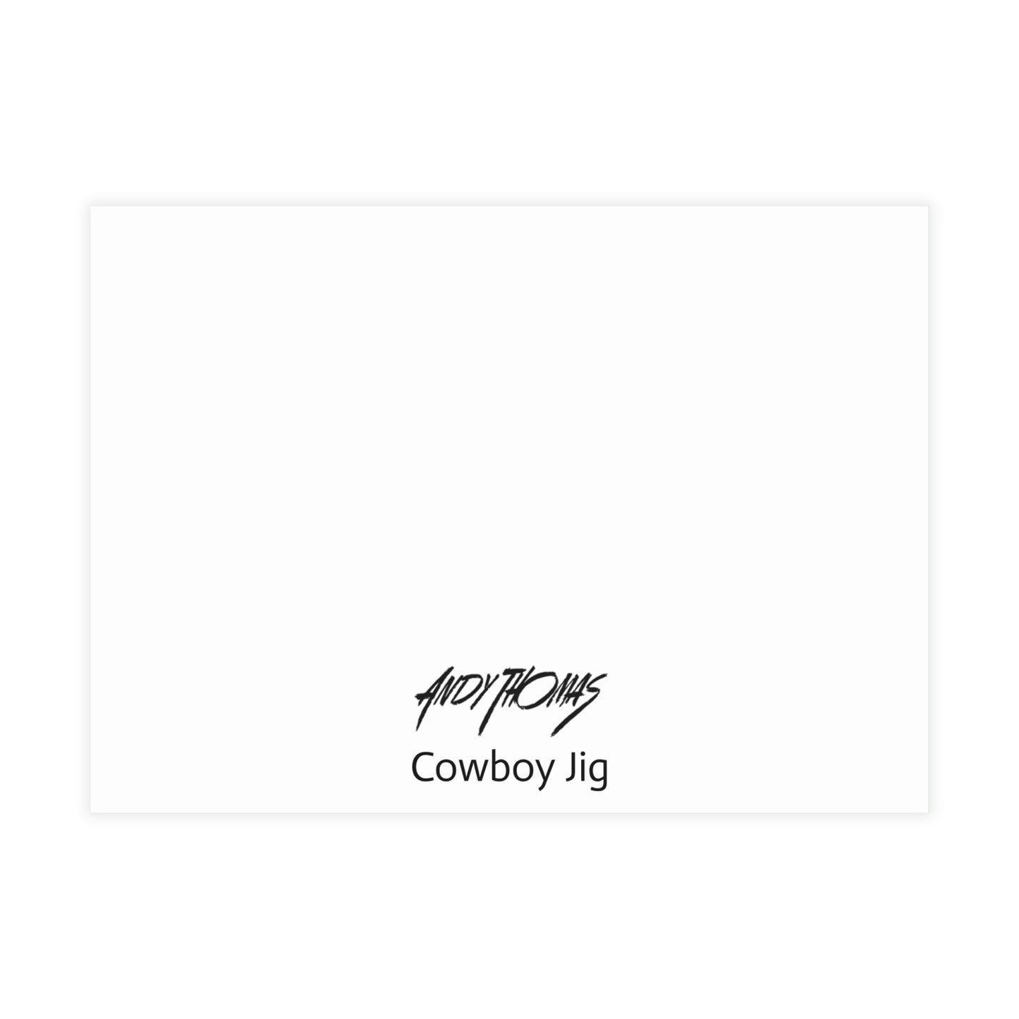 Note Cards: Cowboy Jig - Envelopes Included