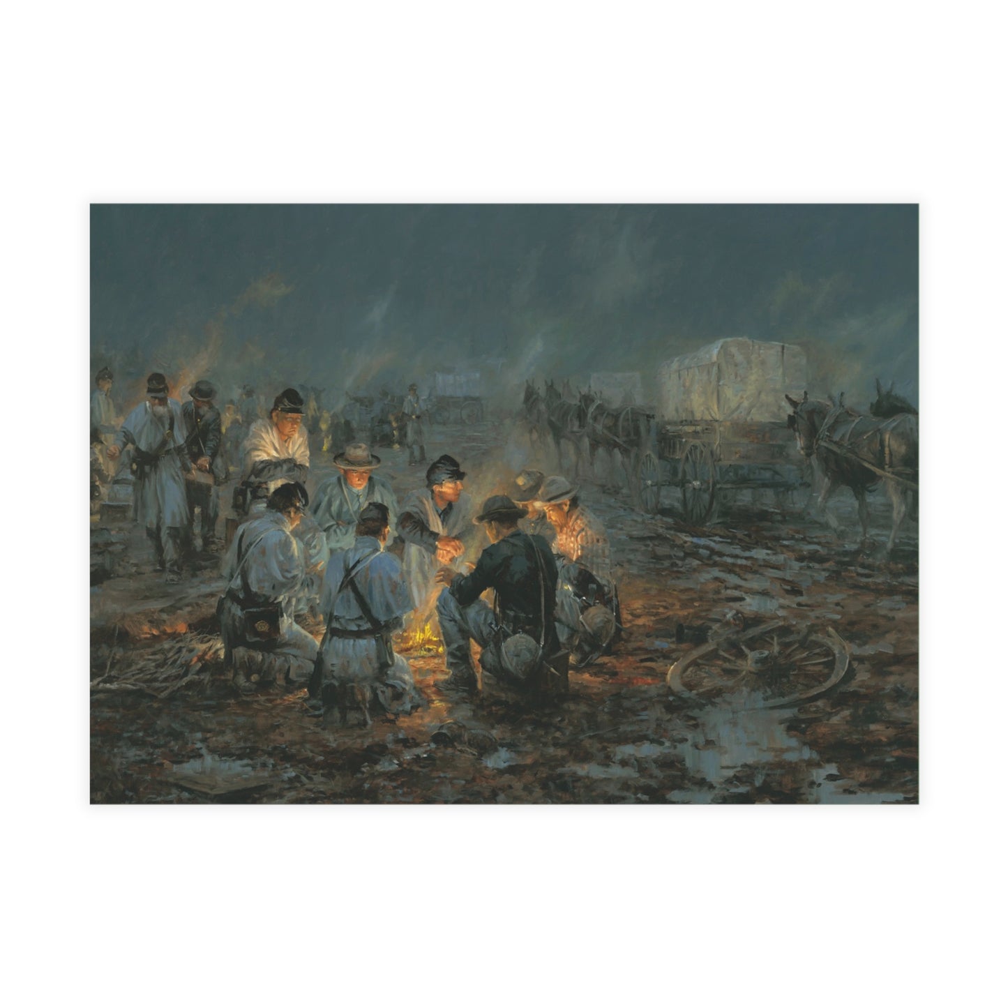 Note Cards: Their Longest, Coldest New Year's Eve - Envelopes Included