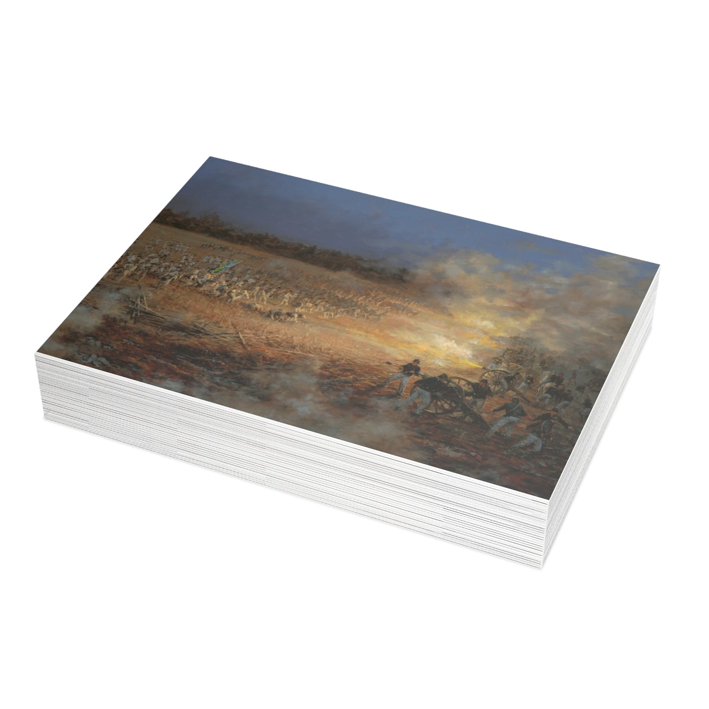 Note Cards: Confederate Sunset - Envelopes Included