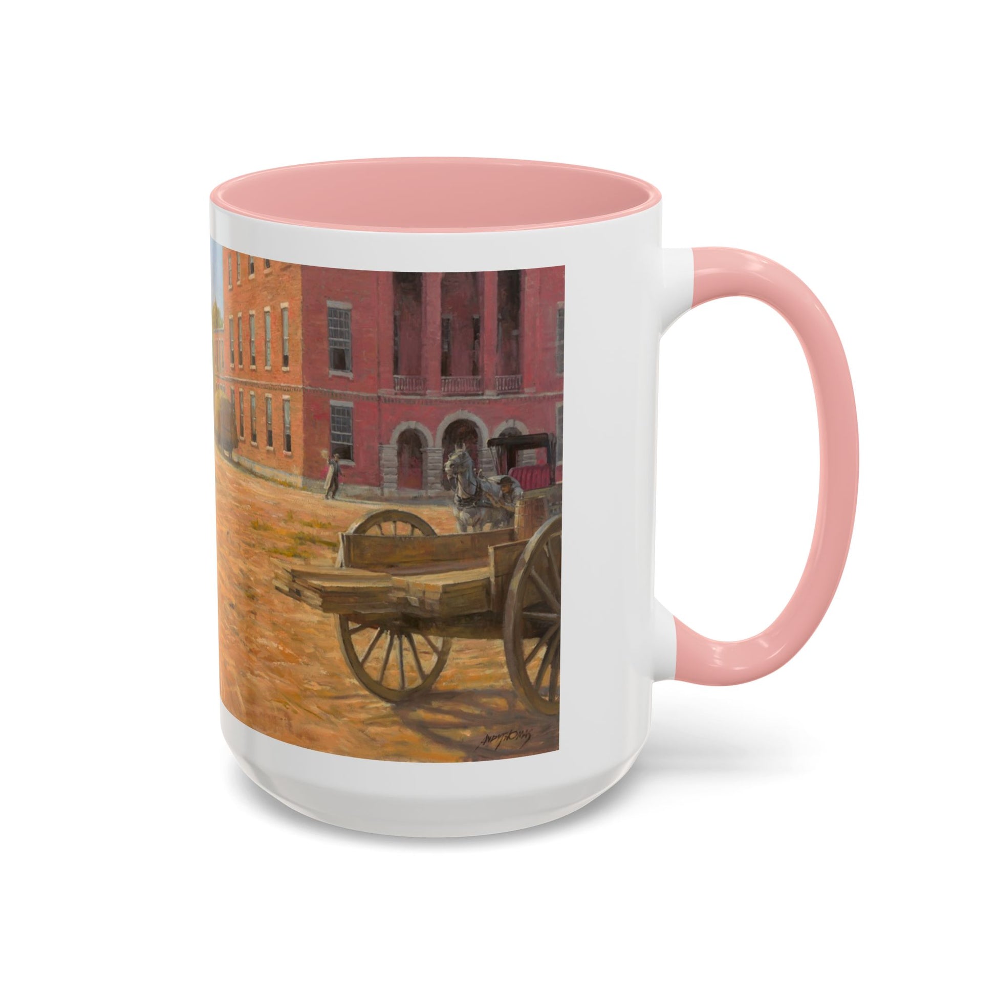 Wild Bill Hickok vs Dave Tutt | Rustic Western Accent Coffee Mug - Vintage Scene, Ideal Gift for Coffee Lovers - Andy Thomas Designs