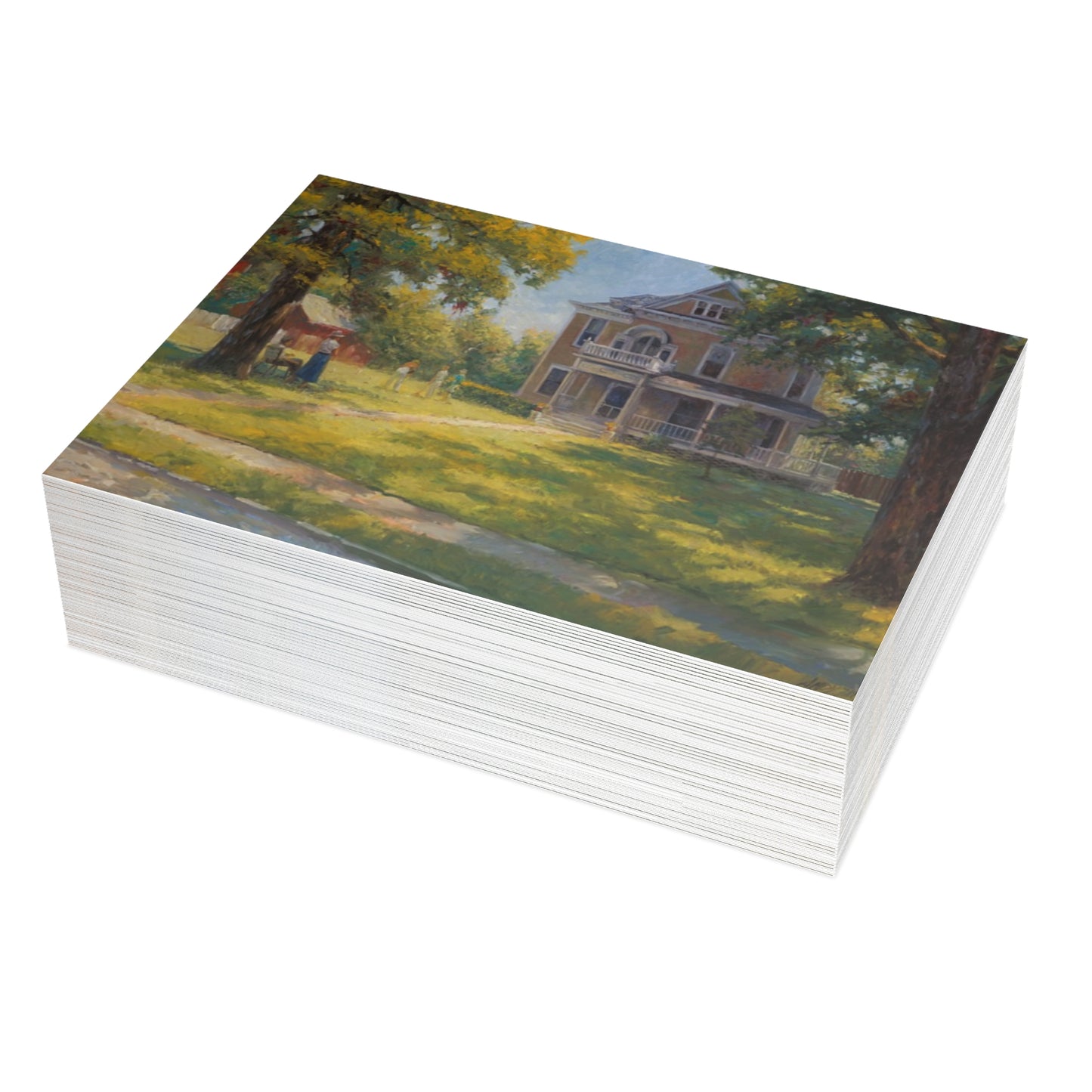 Note Cards: Lawn Croquet - Envelopes Included