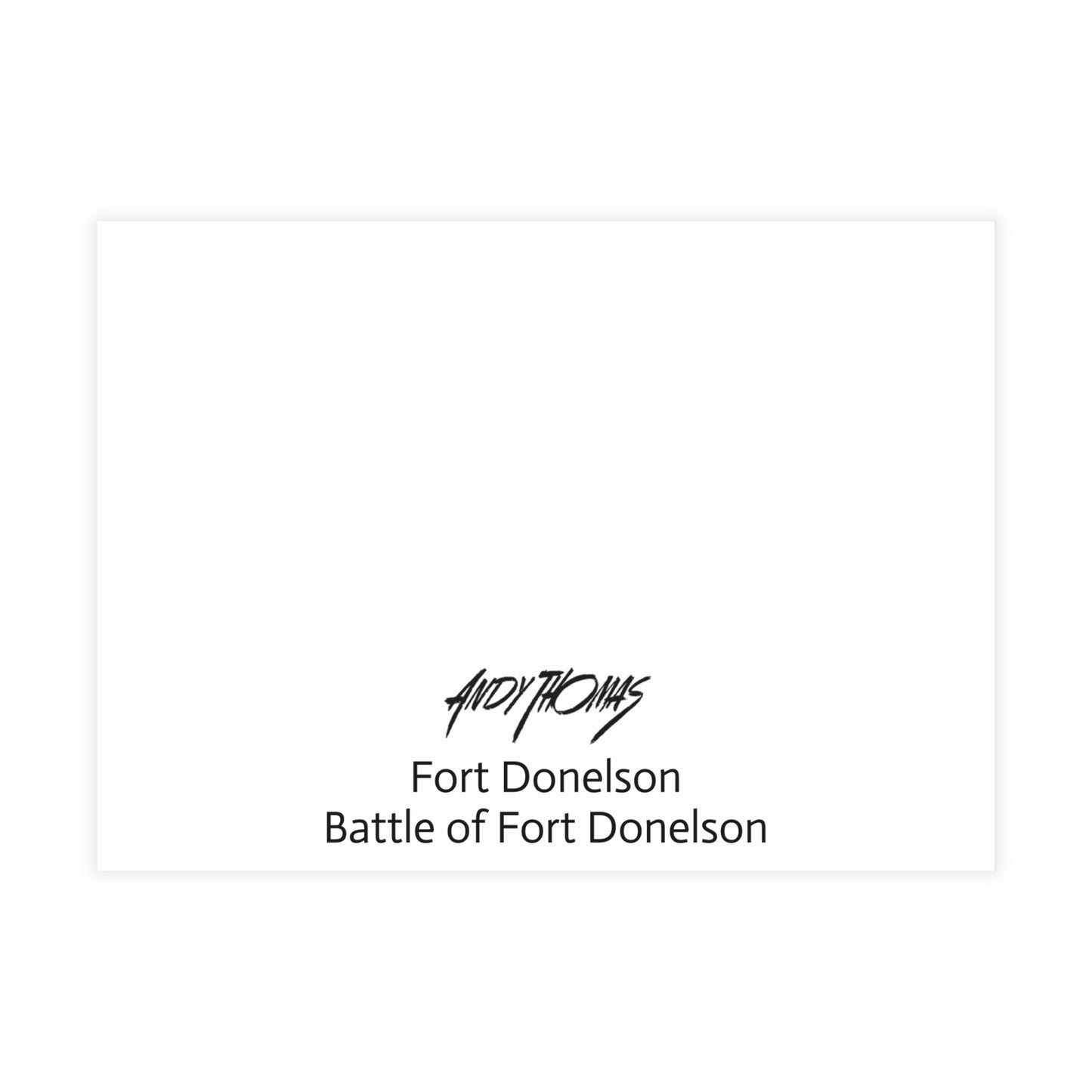 Note Cards: Fort Donelson - Envelopes Included