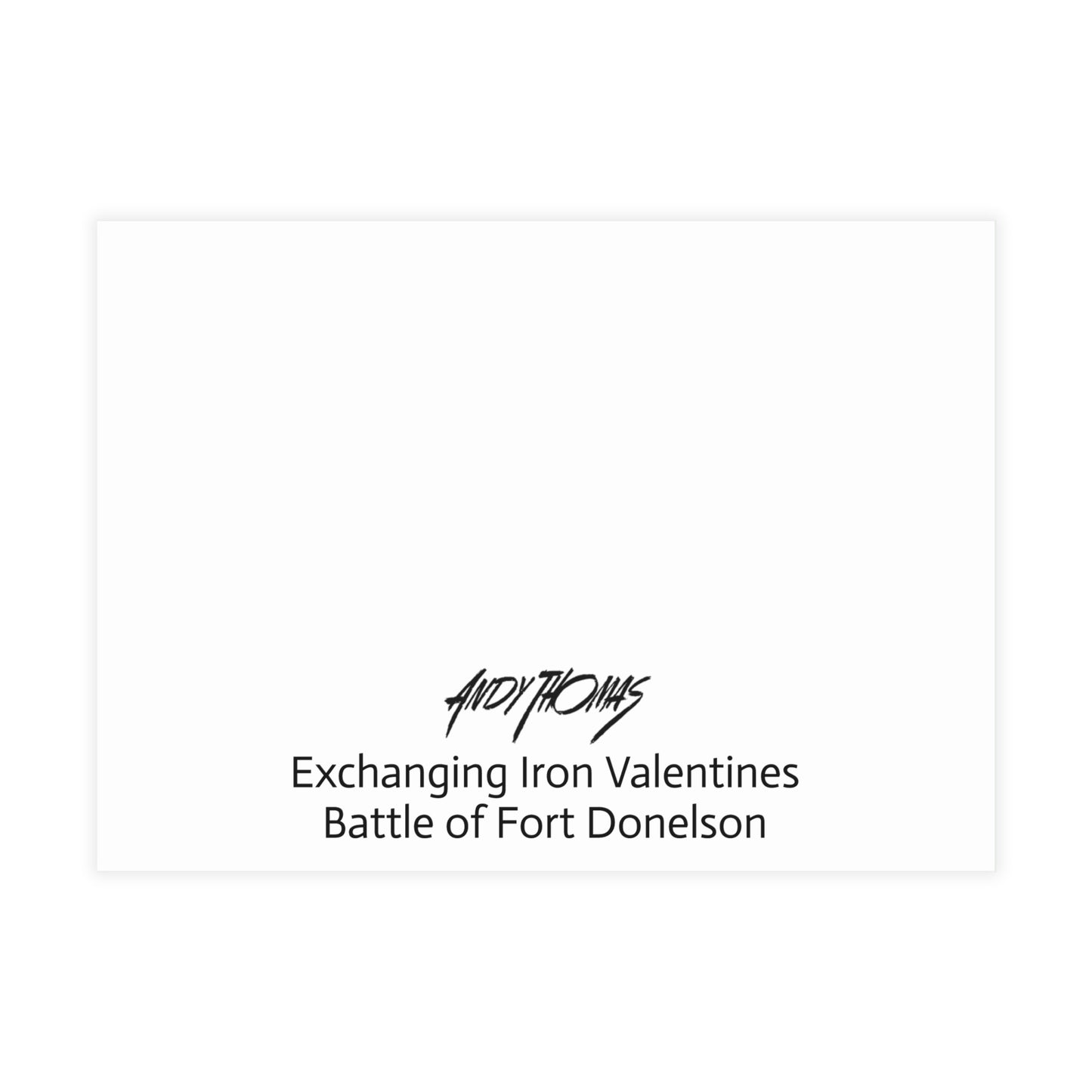 Note Cards: Exchanging Iron Valentines - Envelopes Included